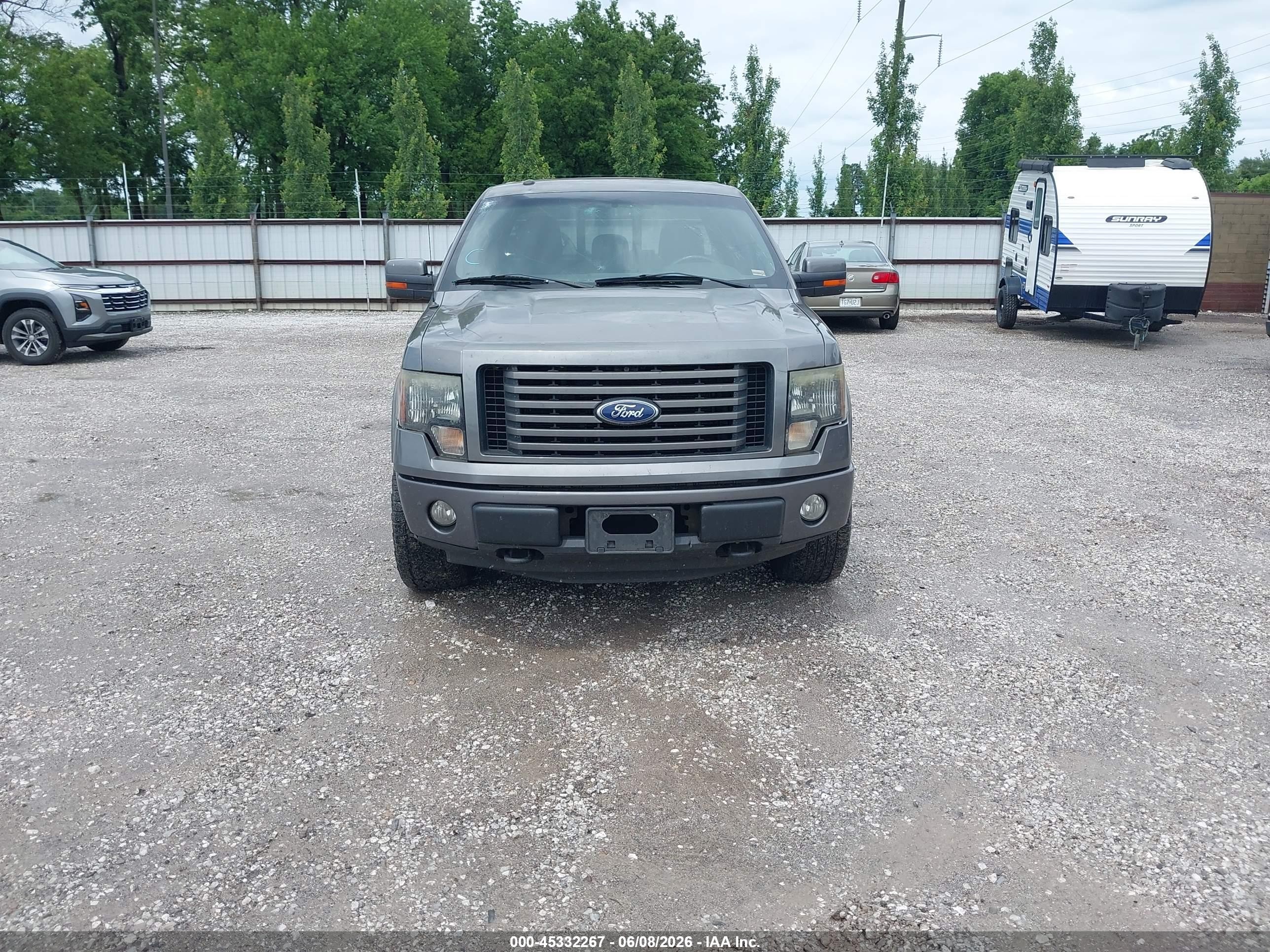 2011 Ford F-150 Fx4 Серый vin: 1FTFX1EF6BFA94572