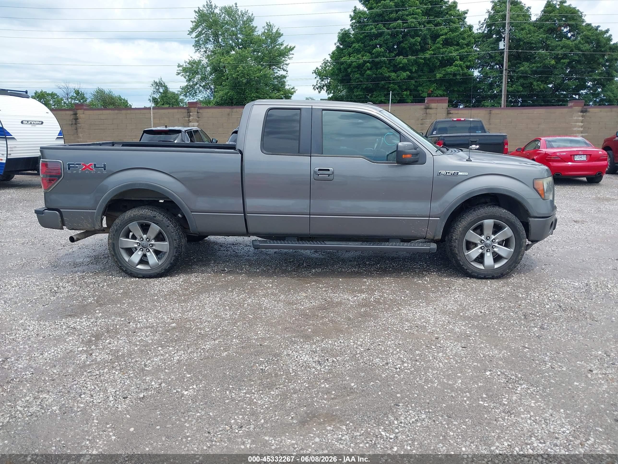 2011 Ford F-150 Fx4 Серый vin: 1FTFX1EF6BFA94572