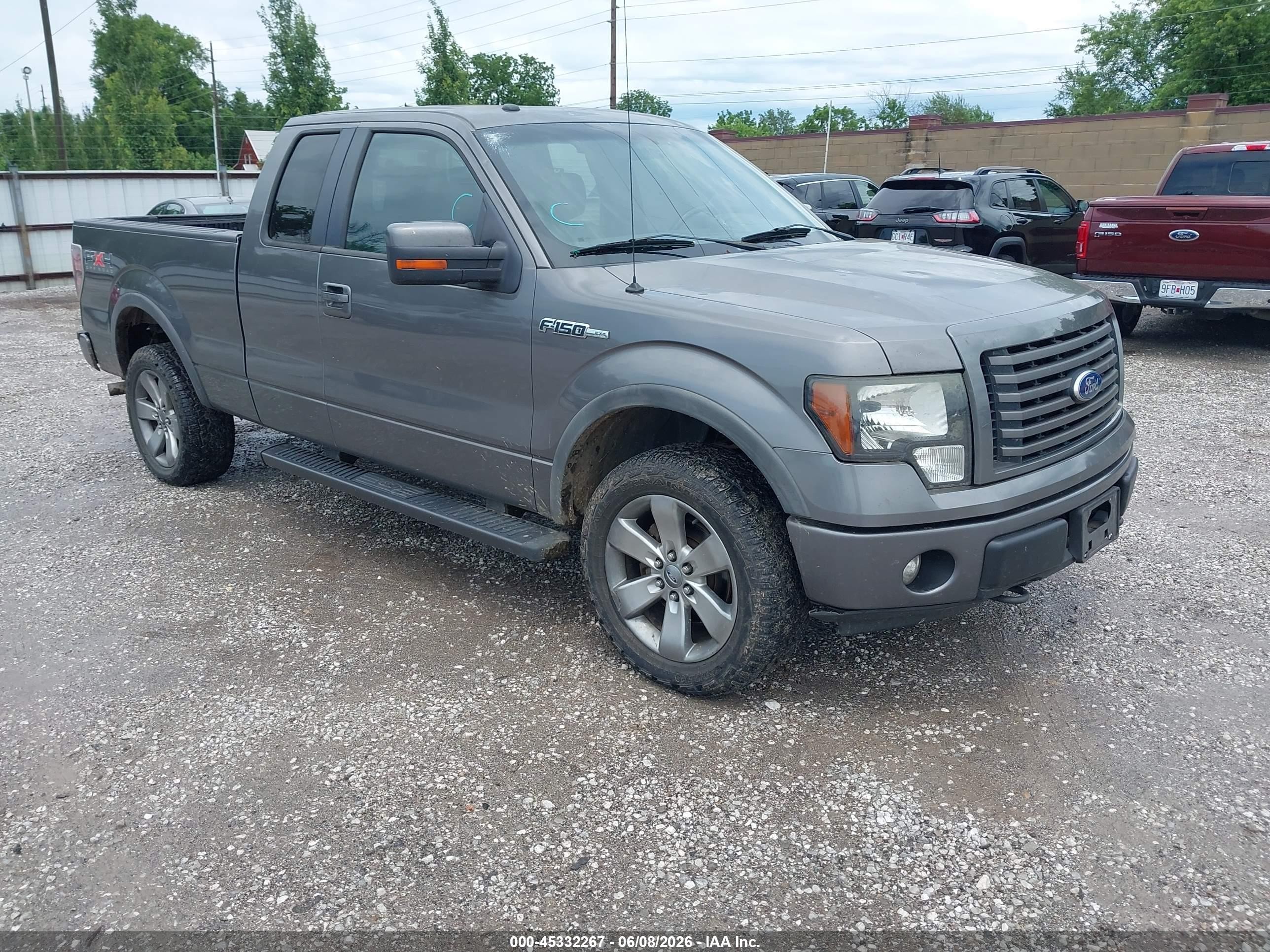 2011 Ford F-150 Fx4 Серый vin: 1FTFX1EF6BFA94572