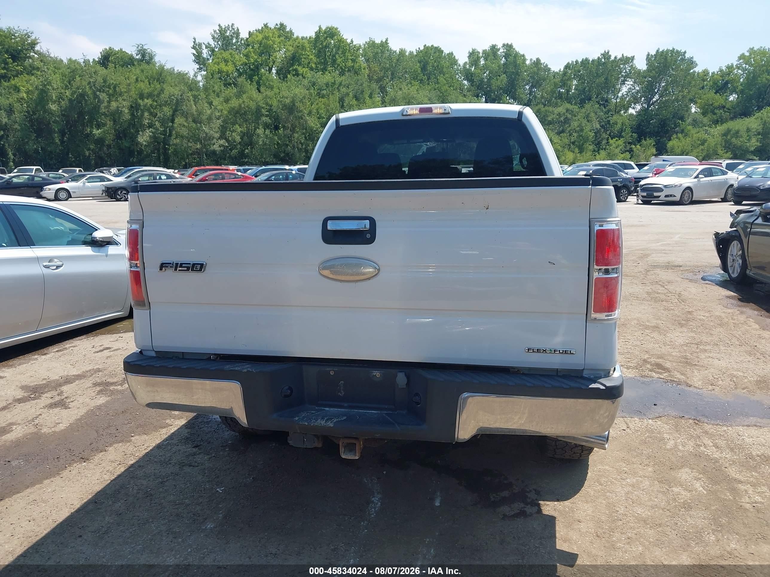 2011 Ford F-150 Xlt White vin: 1FTFX1EF6BFB10320