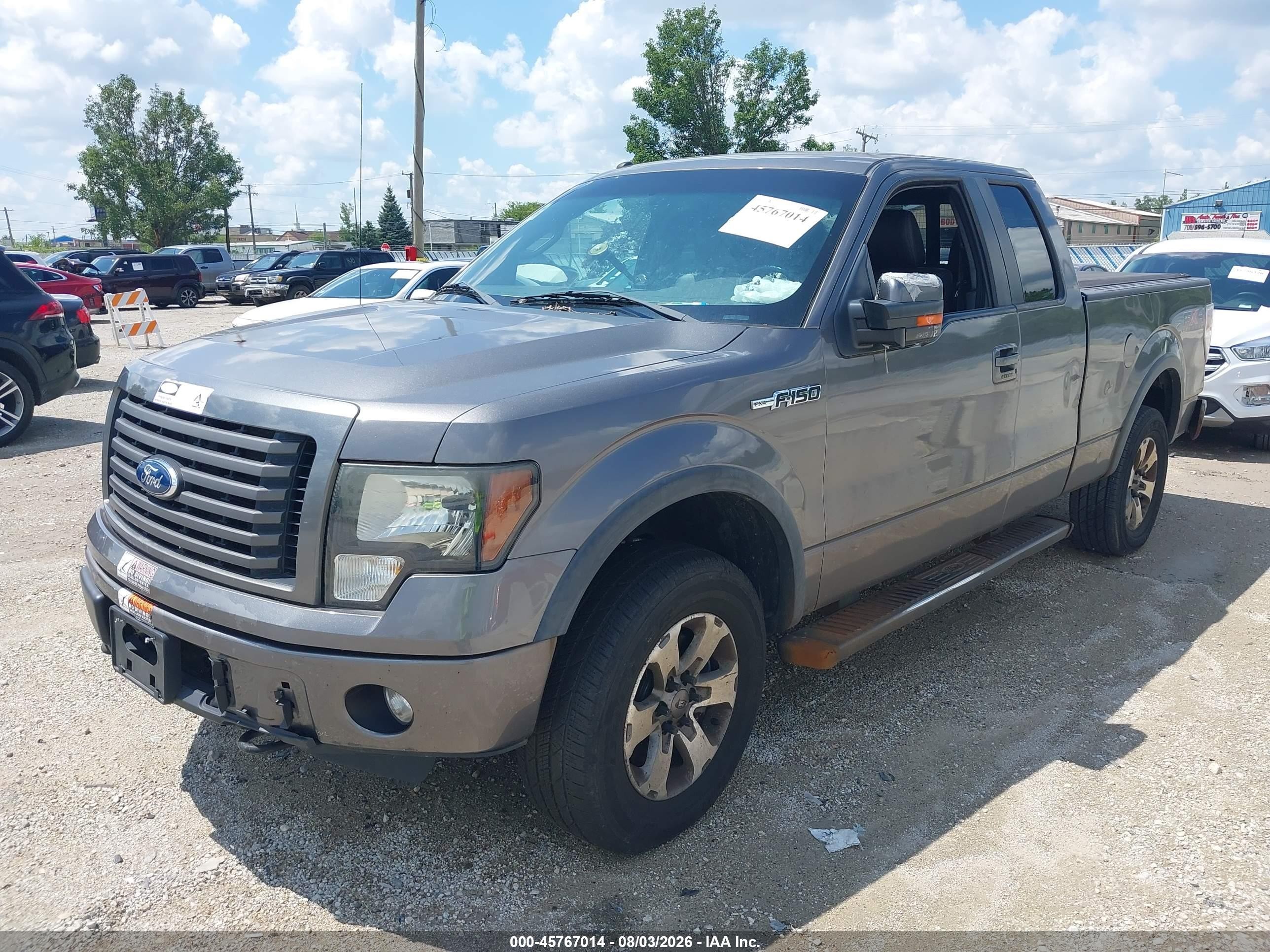 2011 Ford F-150 Fx4 Gray vin: 1FTFX1EF6BFC33972