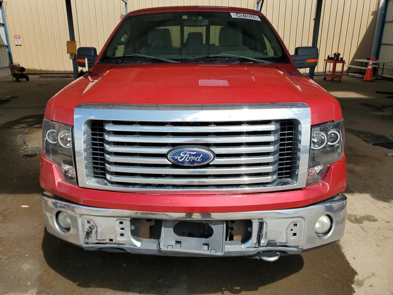 2012 Ford F150 Super Cab Red vin: 1FTFX1EF6CFA58768 Damage: Left Head Lamp, Aftermarket, Replacement Required
