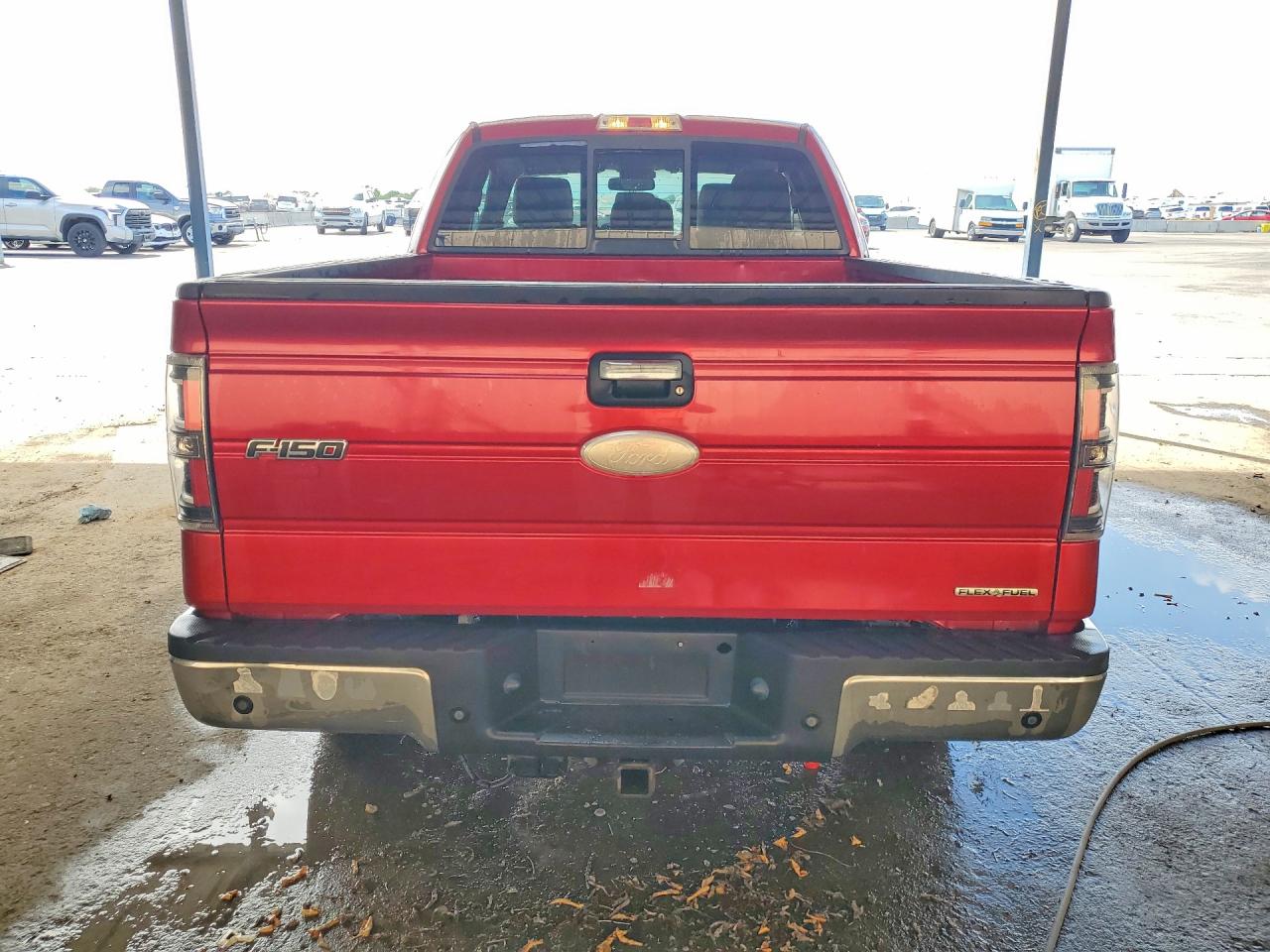 2012 Ford F150 Super Cab Red vin: 1FTFX1EF6CFA58768