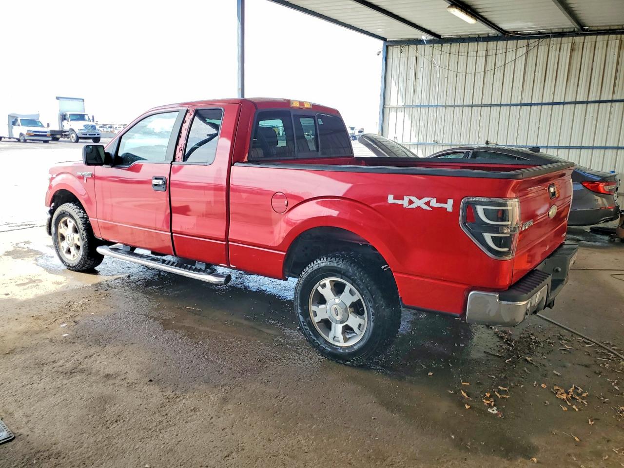 2012 Ford F150 Super Cab Red vin: 1FTFX1EF6CFA58768
