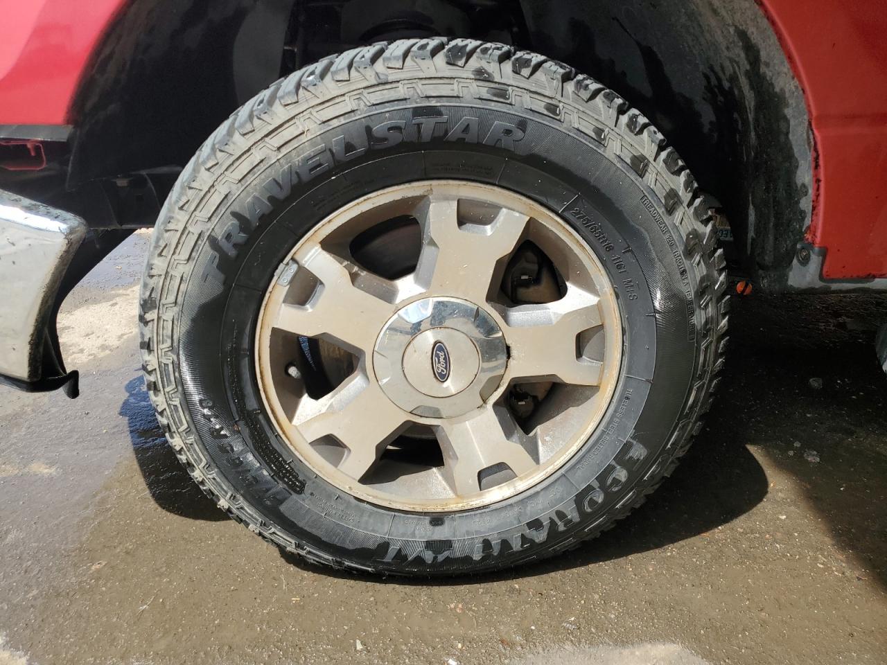 2012 Ford F150 Super Cab Red vin: 1FTFX1EF6CFA58768 Damage: Left Front Wheel, Chipped, 4