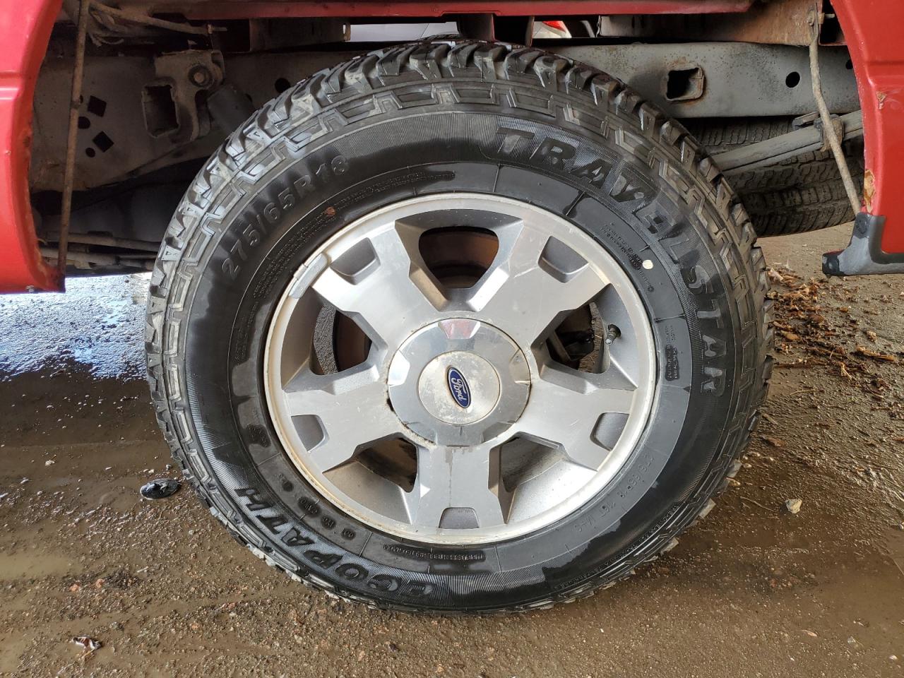 2012 Ford F150 Super Cab Red vin: 1FTFX1EF6CFA58768 Damage: Left Rear Wheel, Multiple Scratches Light, 10 Or More
