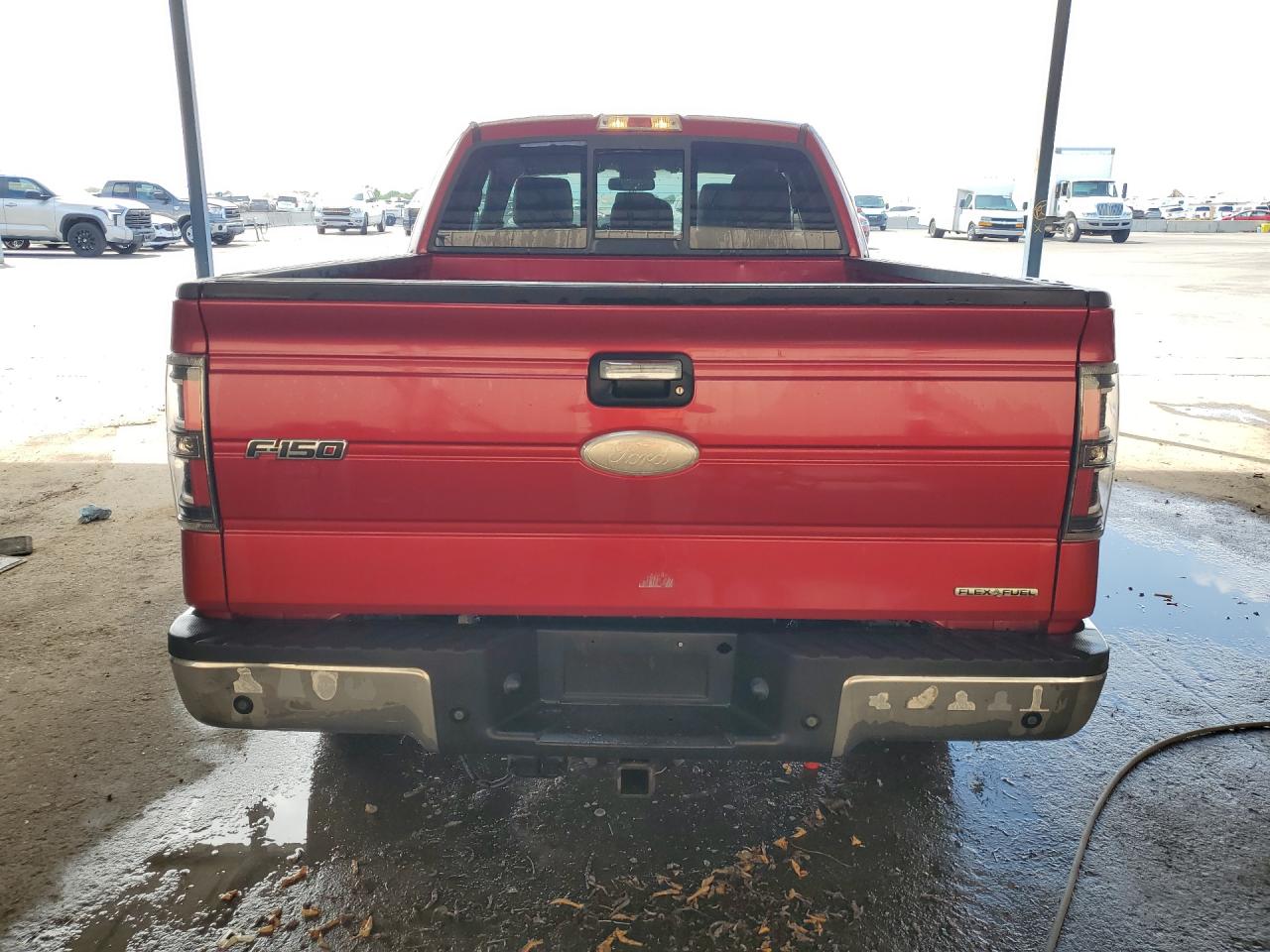 2012 Ford F150 Super Cab Red vin: 1FTFX1EF6CFA58768 Damage: Tailgate, Multiple Scratches Light, 4