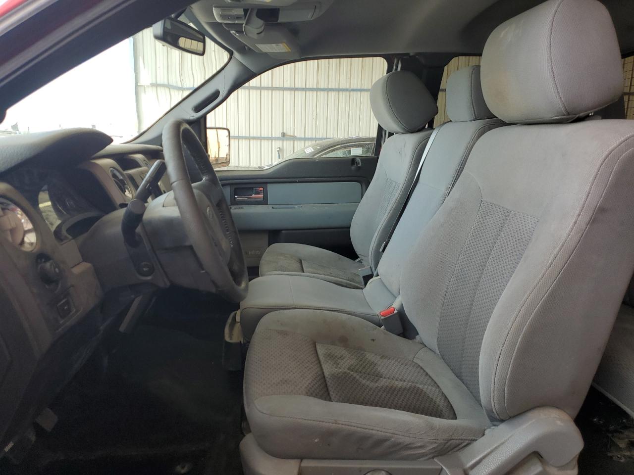 2012 Ford F150 Super Cab Red vin: 1FTFX1EF6CFA58768 Damage: Left Front Seat, Stained, Permanent