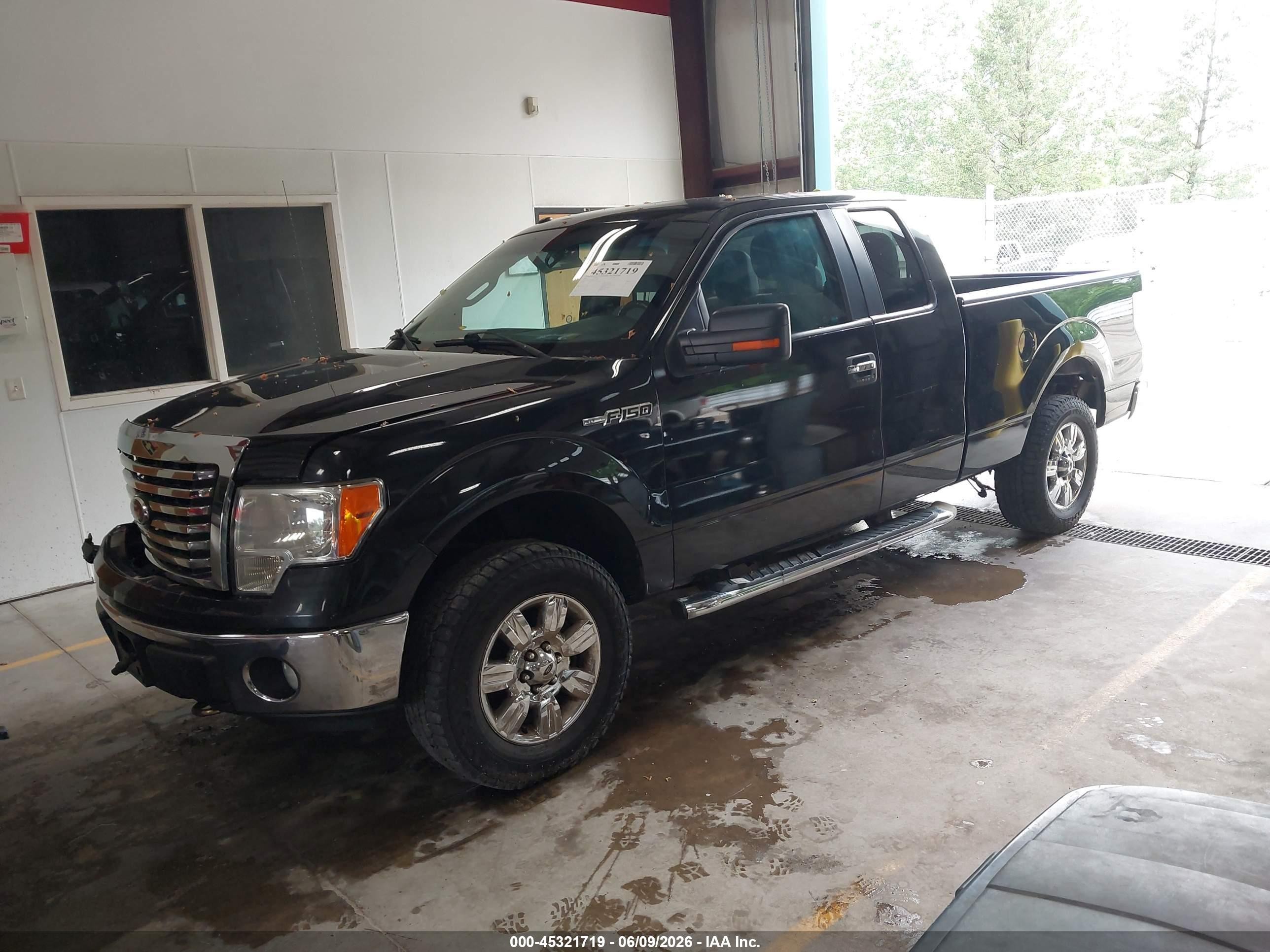 2012 Ford F-150 Xlt Black vin: 1FTFX1EF6CFB76299