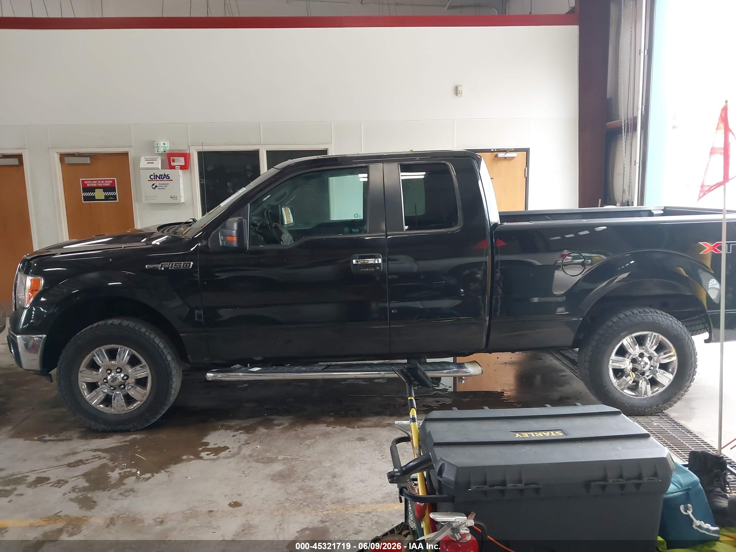 2012 Ford F-150 Xlt Black vin: 1FTFX1EF6CFB76299