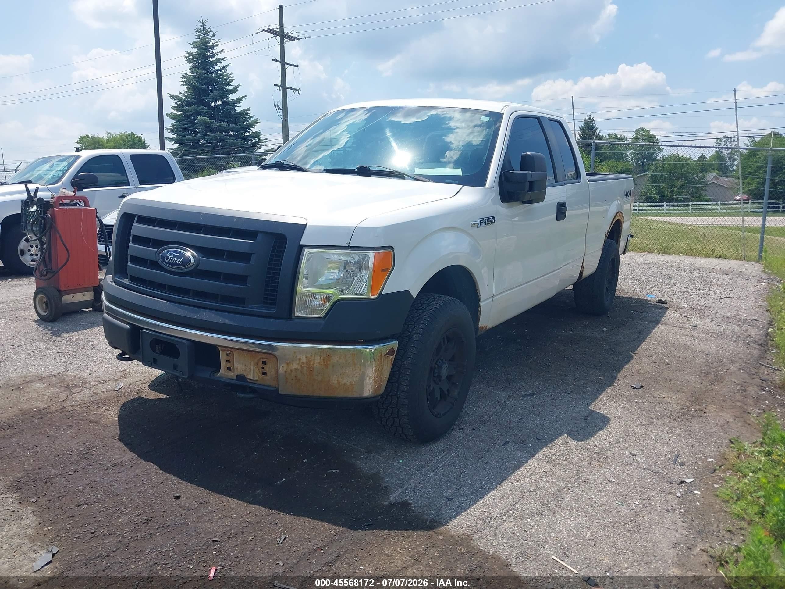 2012 Ford F-150 Fx4/lariat/stx/xl/xlt White vin: 1FTFX1EF6CFC40731