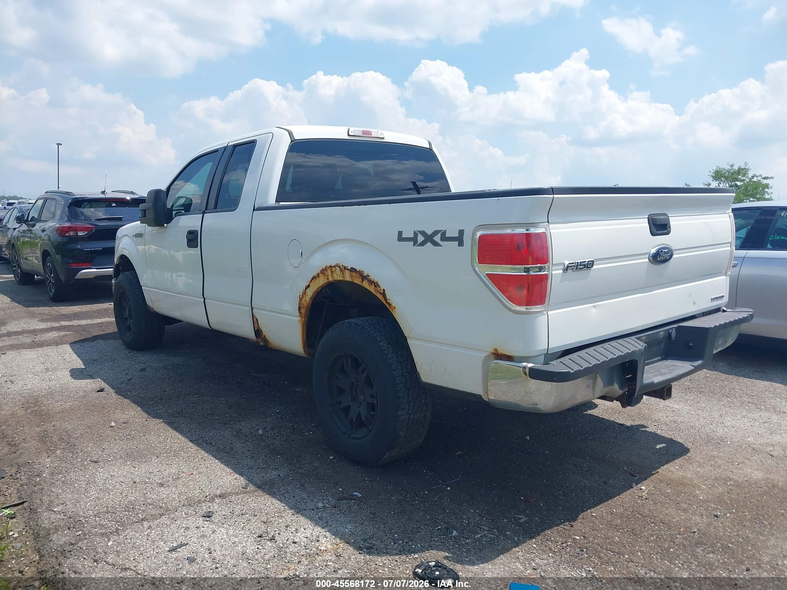 2012 Ford F-150 Fx4/lariat/stx/xl/xlt White vin: 1FTFX1EF6CFC40731