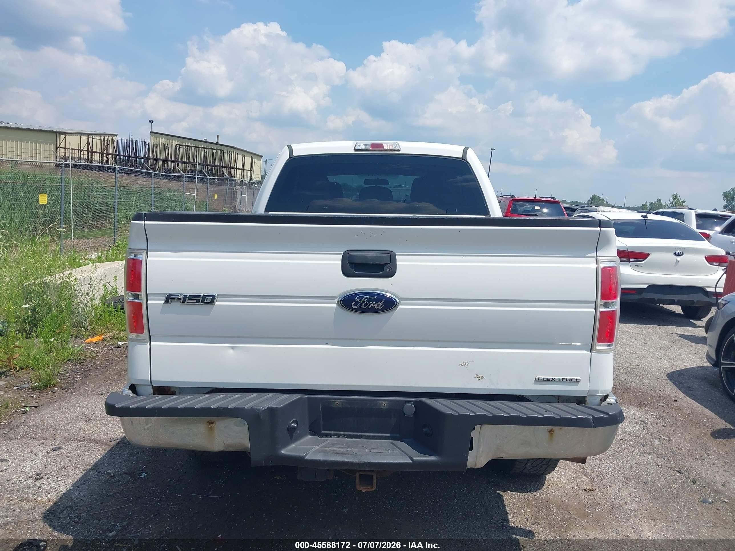 2012 Ford F-150 Fx4/lariat/stx/xl/xlt White vin: 1FTFX1EF6CFC40731