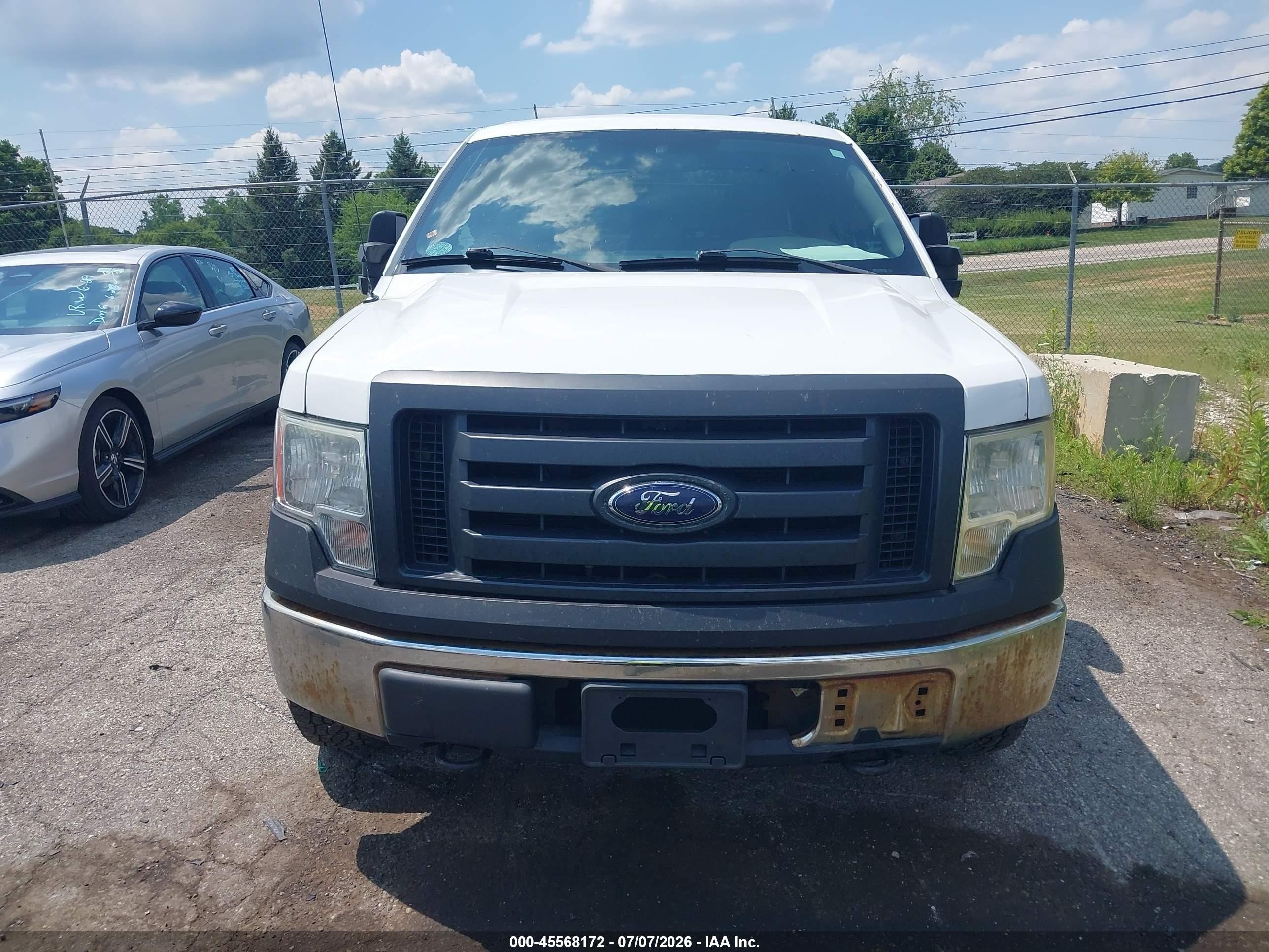 2012 Ford F-150 Fx4/lariat/stx/xl/xlt White vin: 1FTFX1EF6CFC40731