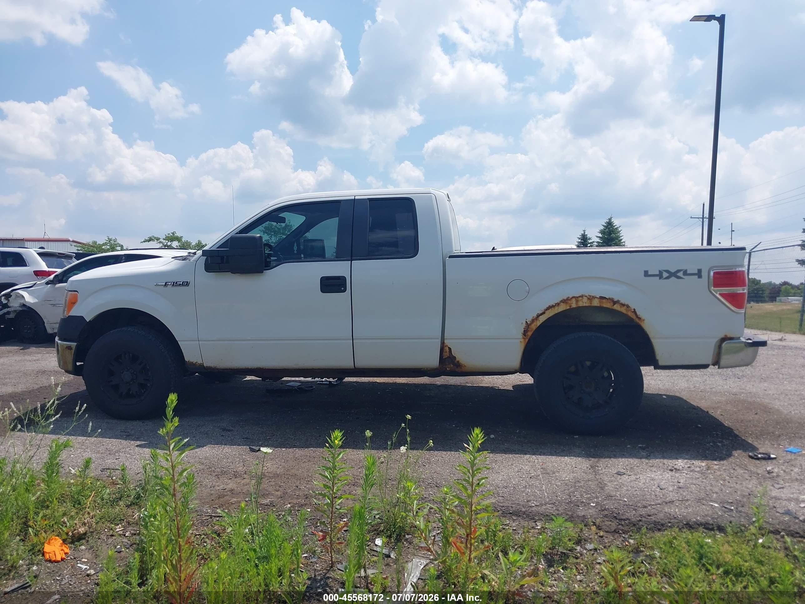 2012 Ford F-150 Fx4/lariat/stx/xl/xlt White vin: 1FTFX1EF6CFC40731