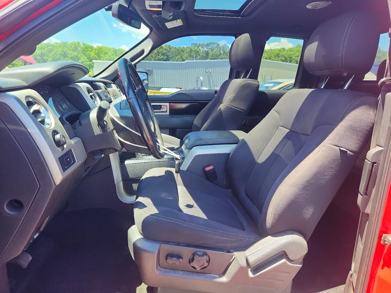 2012 Ford F150 Super Cab Red vin: 1FTFX1EF6CFC46285