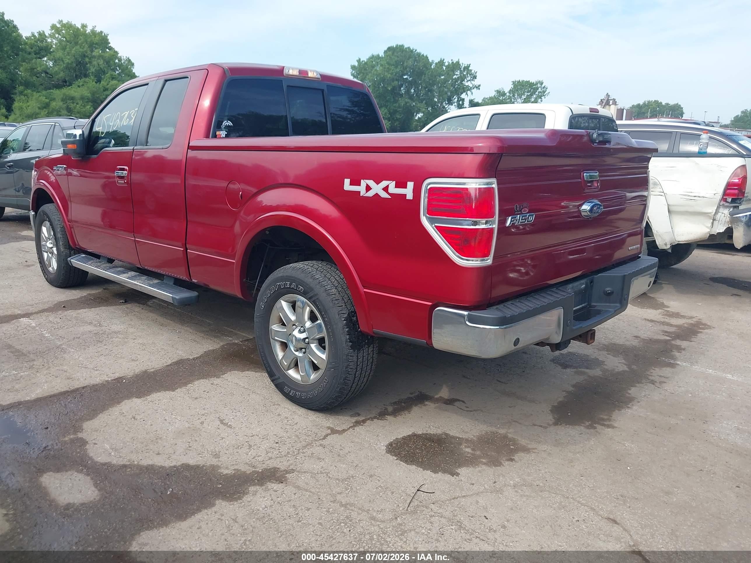 2013 Ford F-150 Fx4/lariat/stx/xl/xlt Red vin: 1FTFX1EF6DFA67620