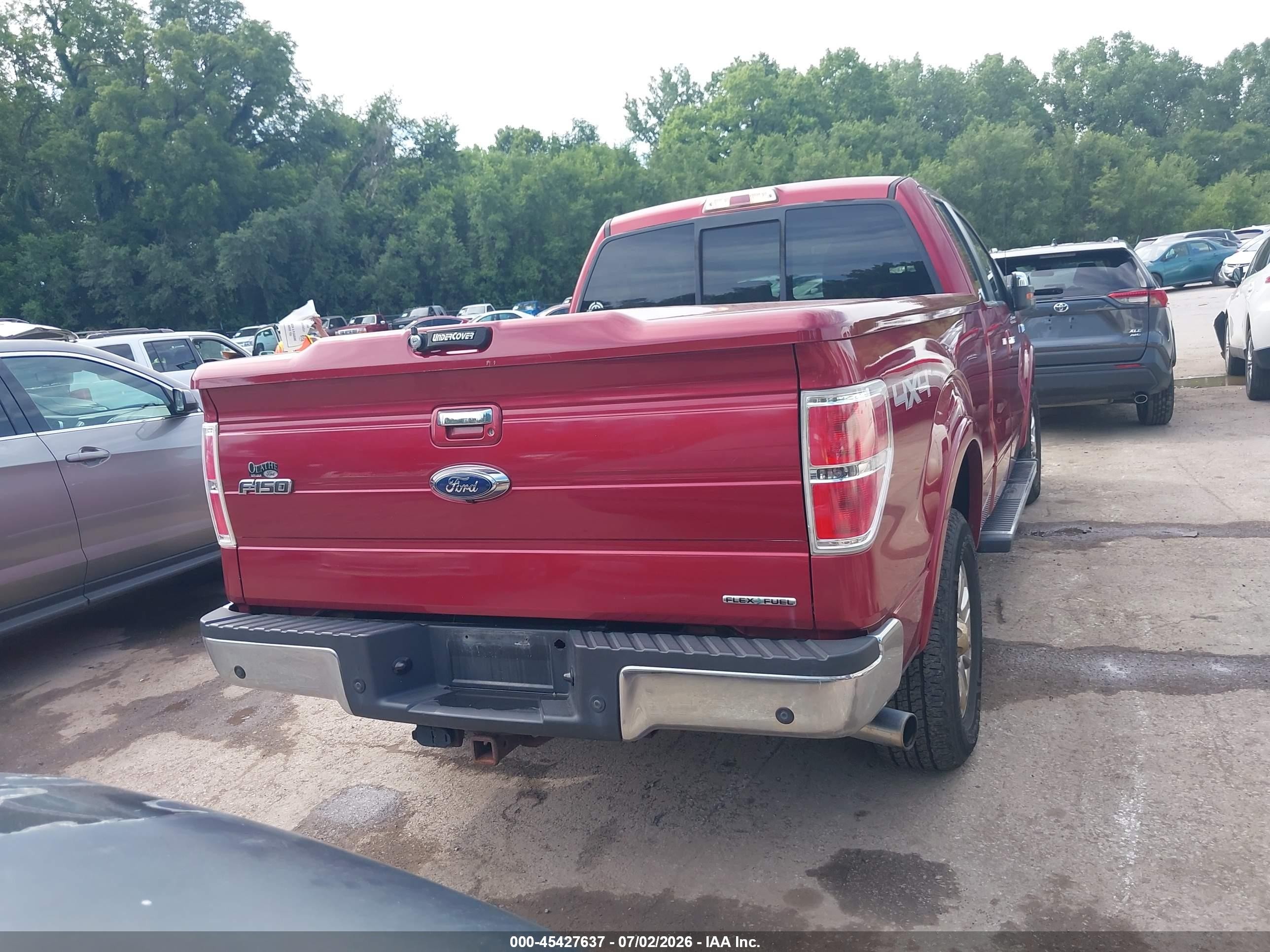 2013 Ford F-150 Fx4/lariat/stx/xl/xlt Red vin: 1FTFX1EF6DFA67620