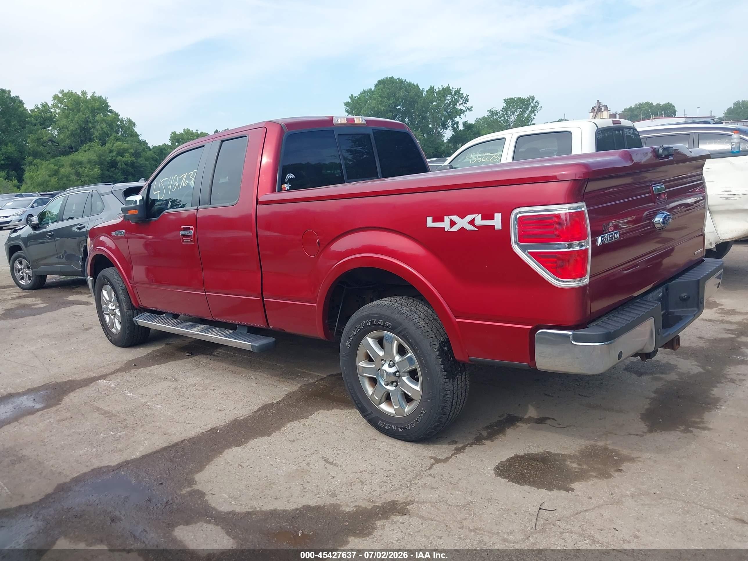 2013 Ford F-150 Fx4/lariat/stx/xl/xlt Red vin: 1FTFX1EF6DFA67620