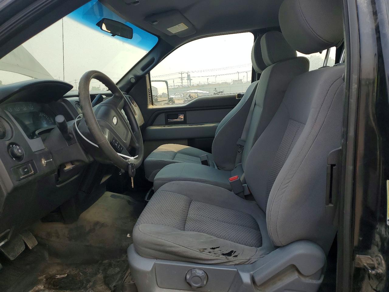 2013 Ford F150 Super Cab Black vin: 1FTFX1EF6DFC88635