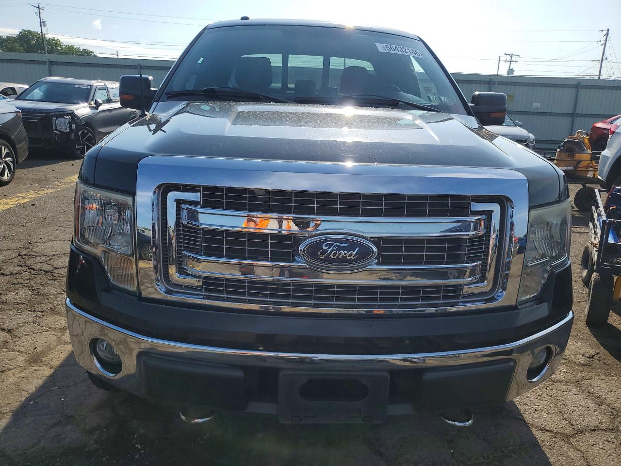 2013 Ford F150 Super Cab Black vin: 1FTFX1EF6DFD61437