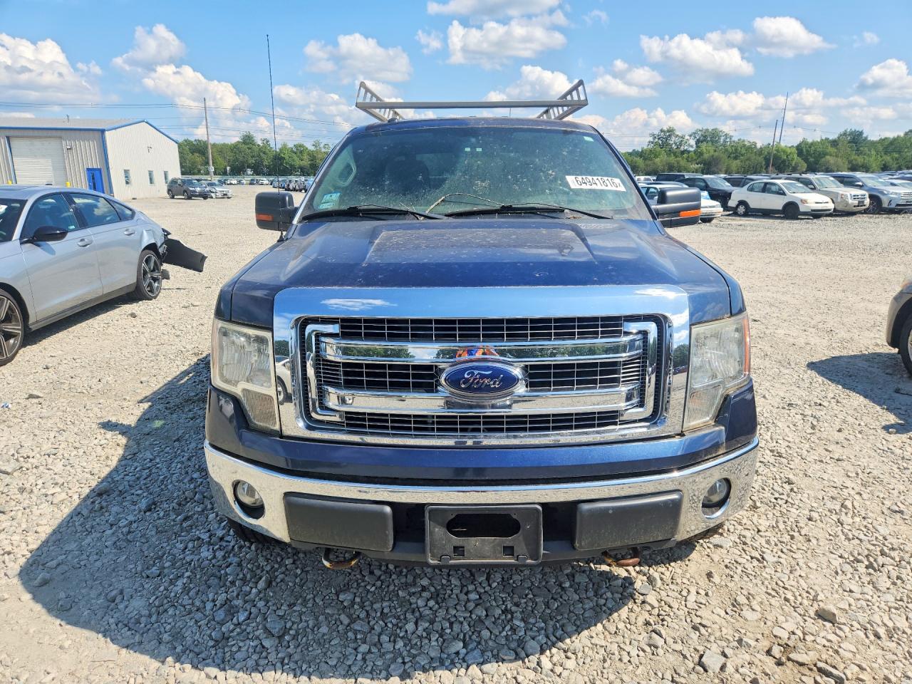 2013 Ford F150 Super Cab Blue vin: 1FTFX1EF6DKF75397