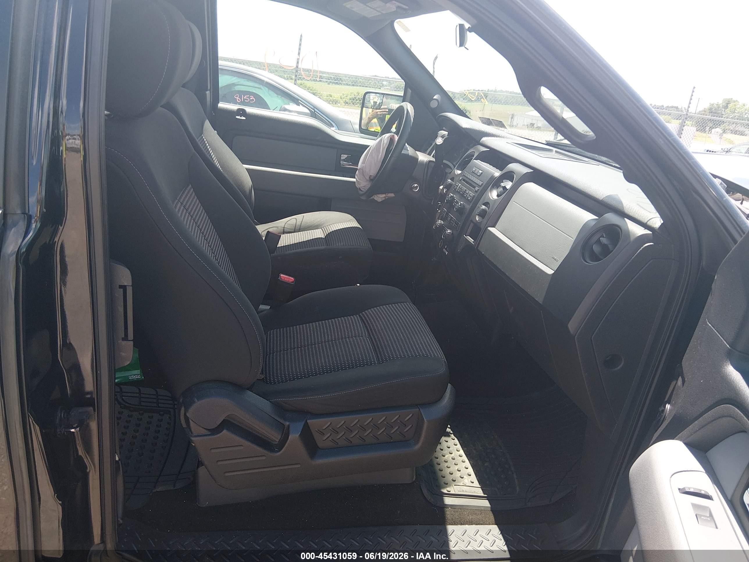 2014 Ford F-150 Fx4/lariat/stx/xl/xlt Black vin: 1FTFX1EF6EFC07084
