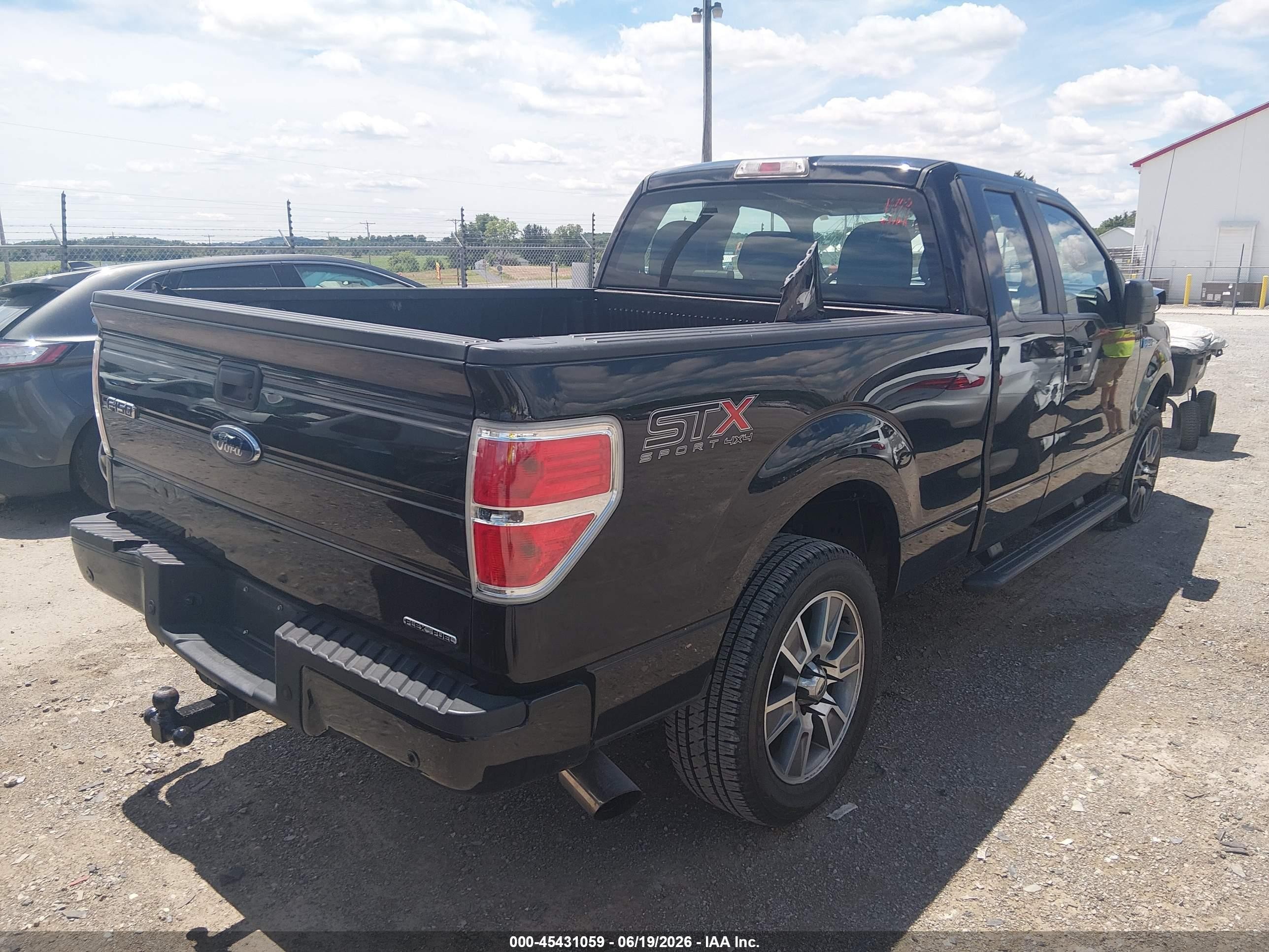 2014 Ford F-150 Fx4/lariat/stx/xl/xlt Black vin: 1FTFX1EF6EFC07084