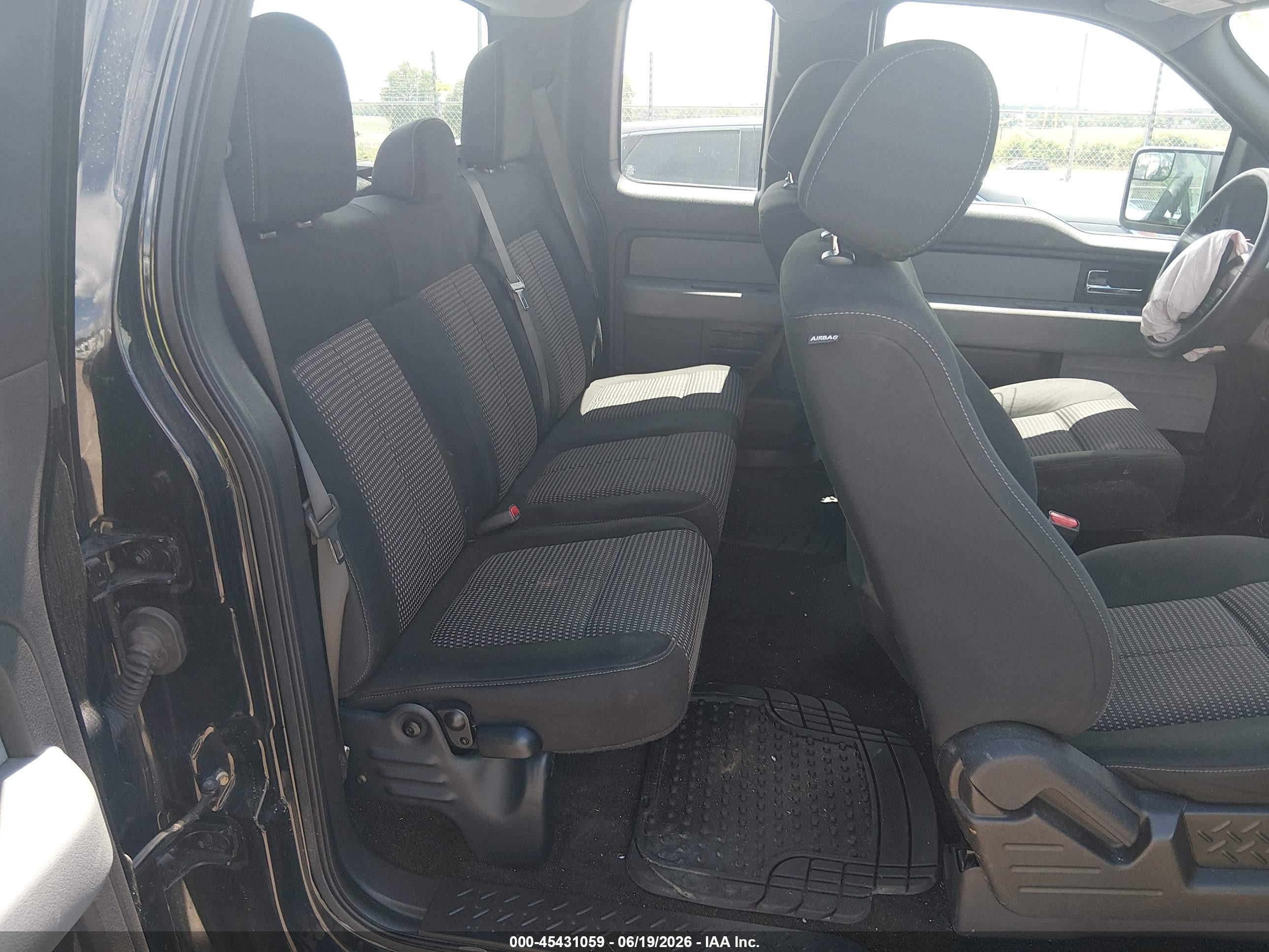 2014 Ford F-150 Fx4/lariat/stx/xl/xlt Black vin: 1FTFX1EF6EFC07084
