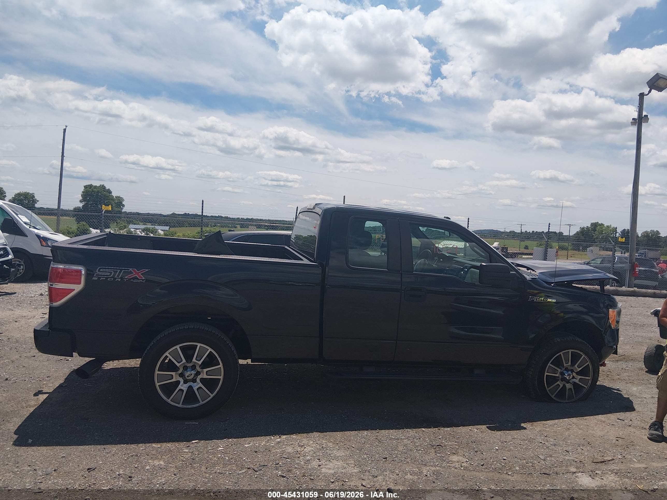2014 Ford F-150 Fx4/lariat/stx/xl/xlt Black vin: 1FTFX1EF6EFC07084