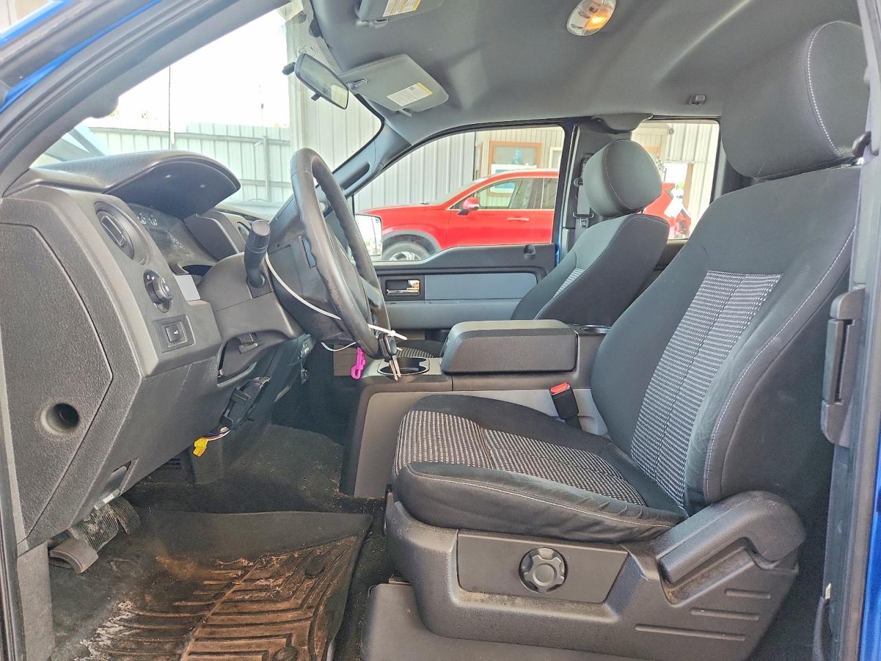 2014 Ford F150 Super Cab Blue vin: 1FTFX1EF6EFC30655