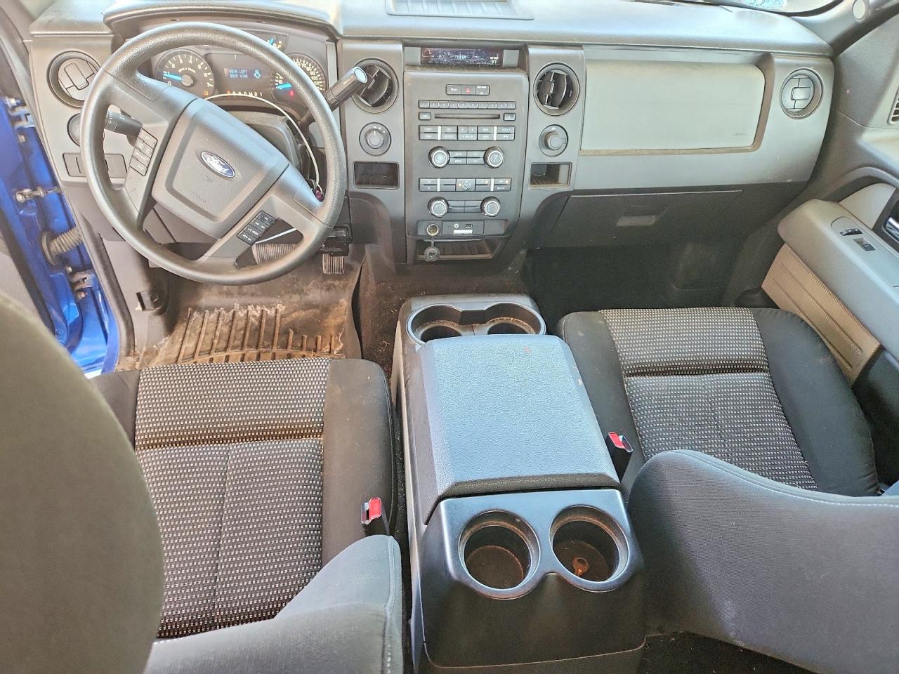 2014 Ford F150 Super Cab Blue vin: 1FTFX1EF6EFC30655