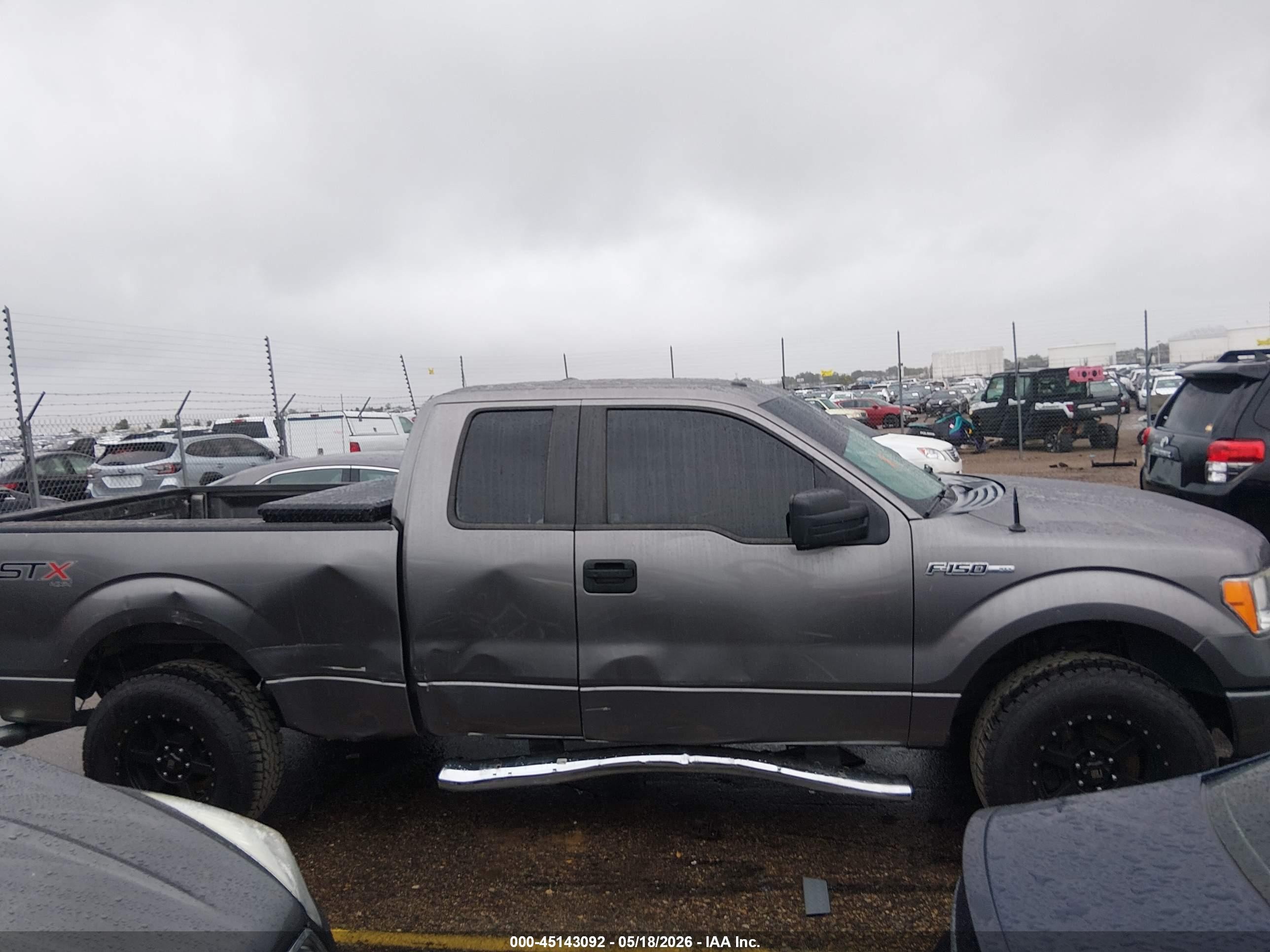 2014 Ford F-150 Stx Gray vin: 1FTFX1EF6EKE44195