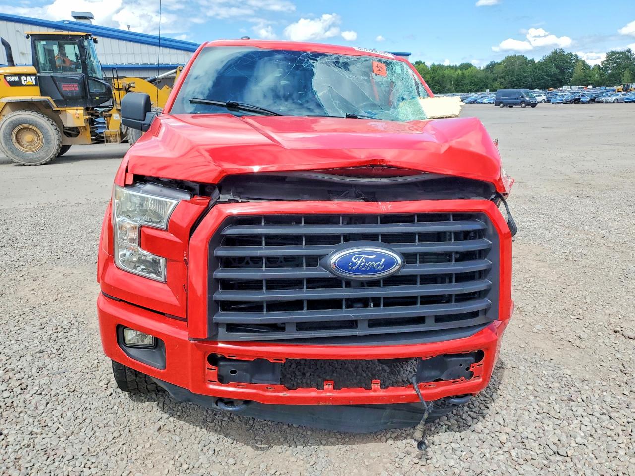 2015 Ford F150 Super Cab Red vin: 1FTFX1EF6FFA92312