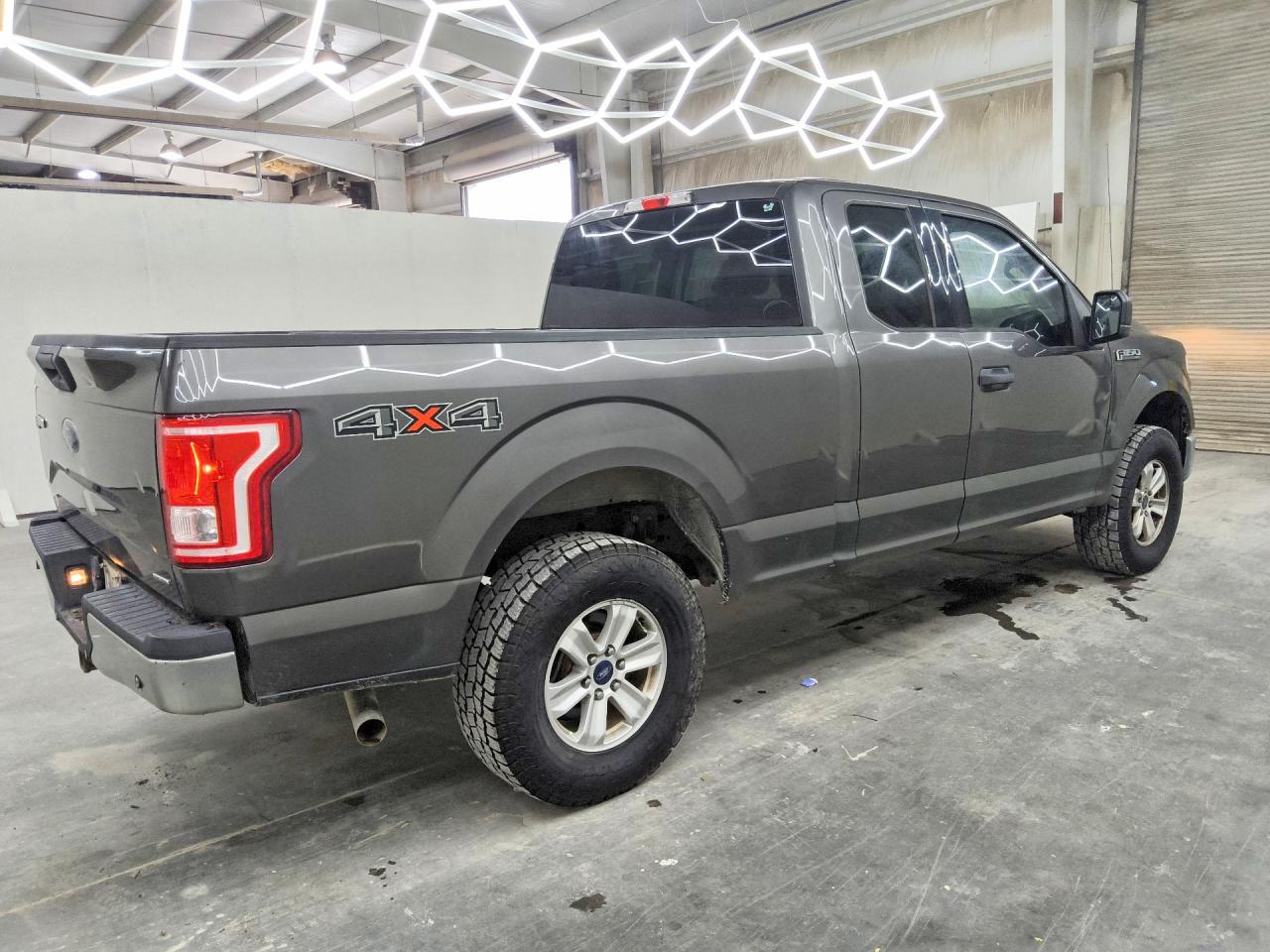2015 Ford F150 Super Cab Silver vin: 1FTFX1EF6FKE49205