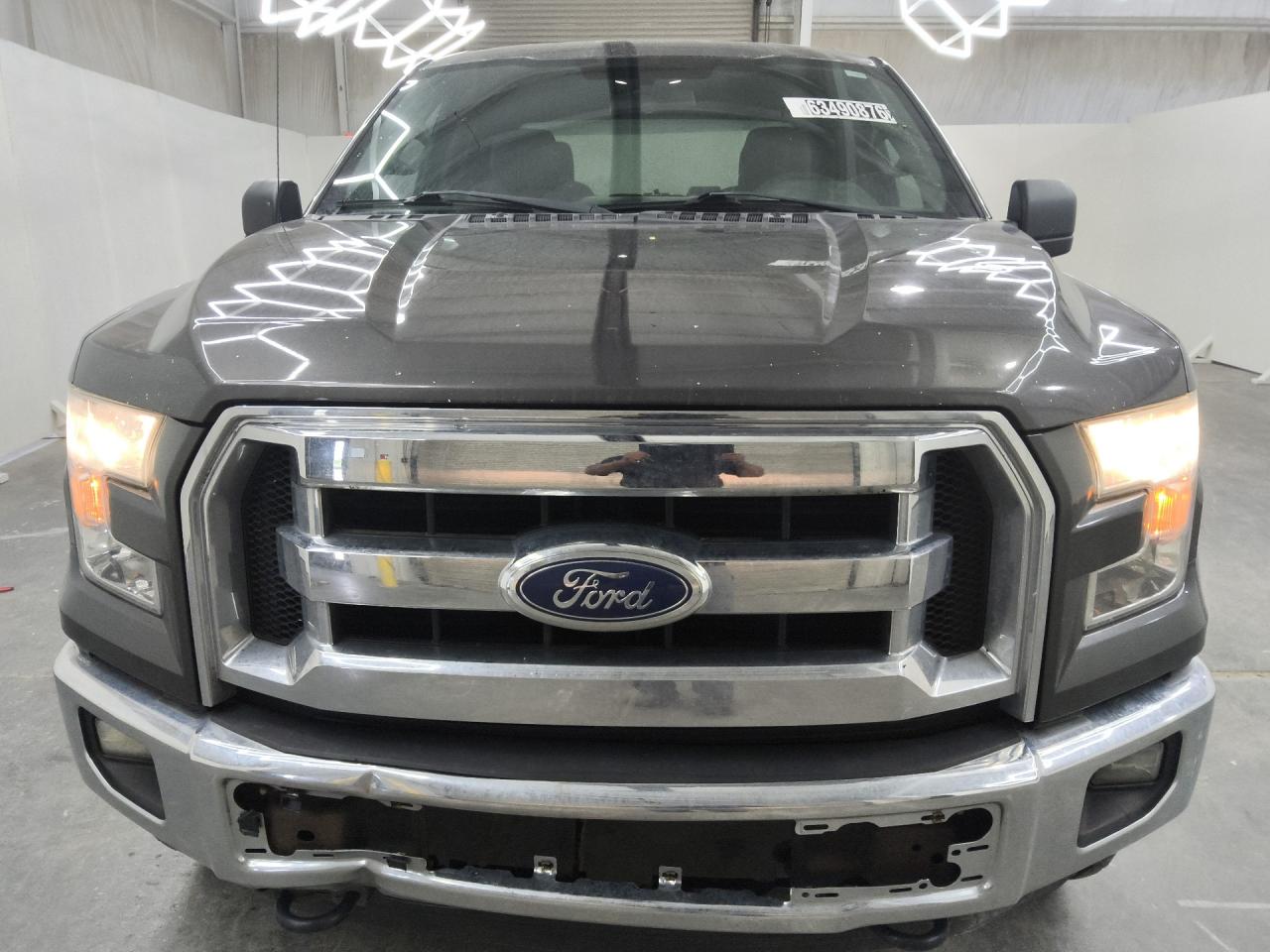 2015 Ford F150 Super Cab Silver vin: 1FTFX1EF6FKE49205 Damage: Front Bumper Molding, Missing, Replacement Required