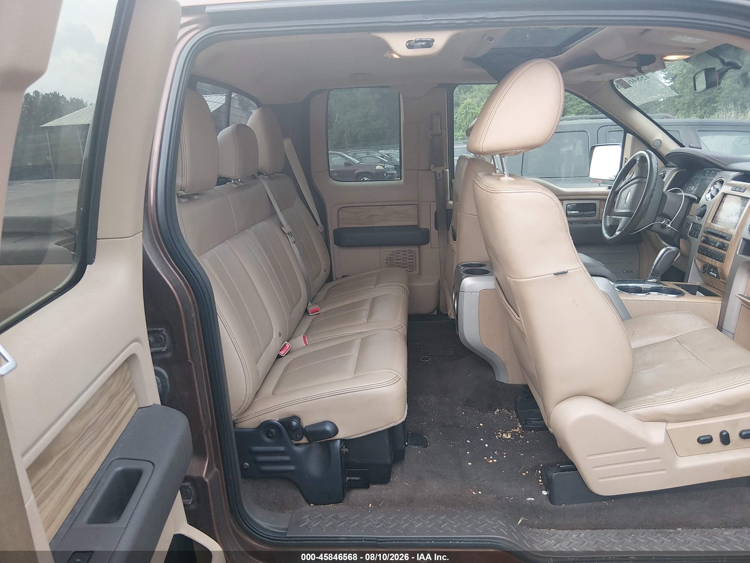 2011 Ford F-150 Lariat Brown vin: 1FTFX1EF7BFA47017