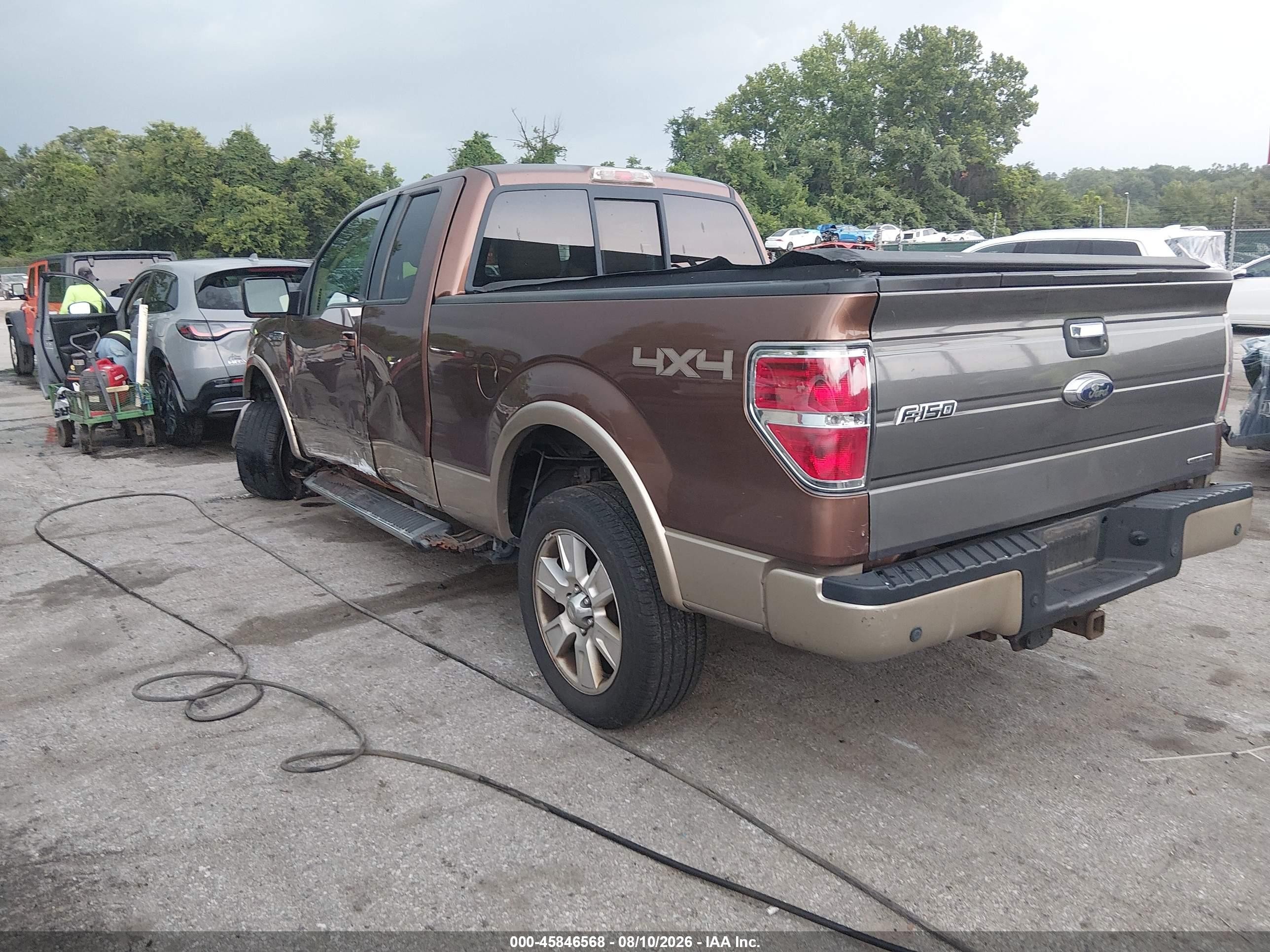 2011 Ford F-150 Lariat Brown vin: 1FTFX1EF7BFA47017