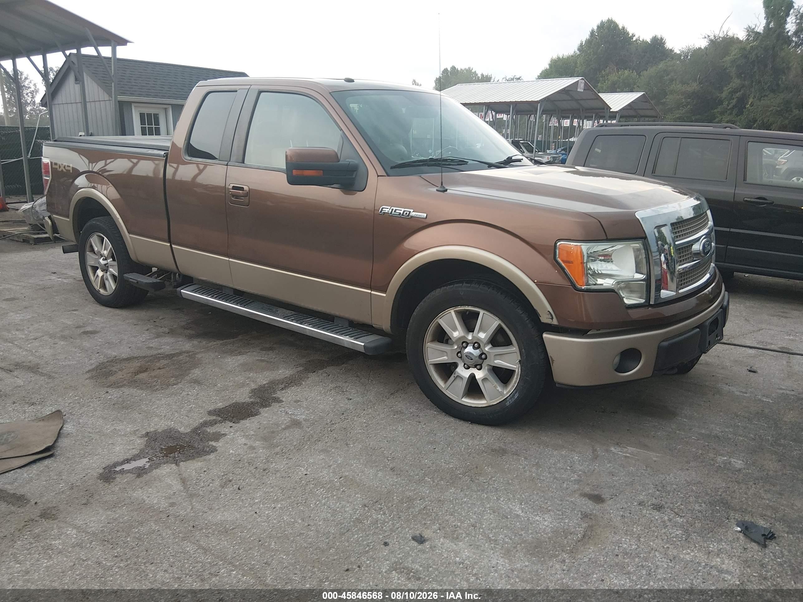 2011 Ford F-150 Lariat Brown vin: 1FTFX1EF7BFA47017