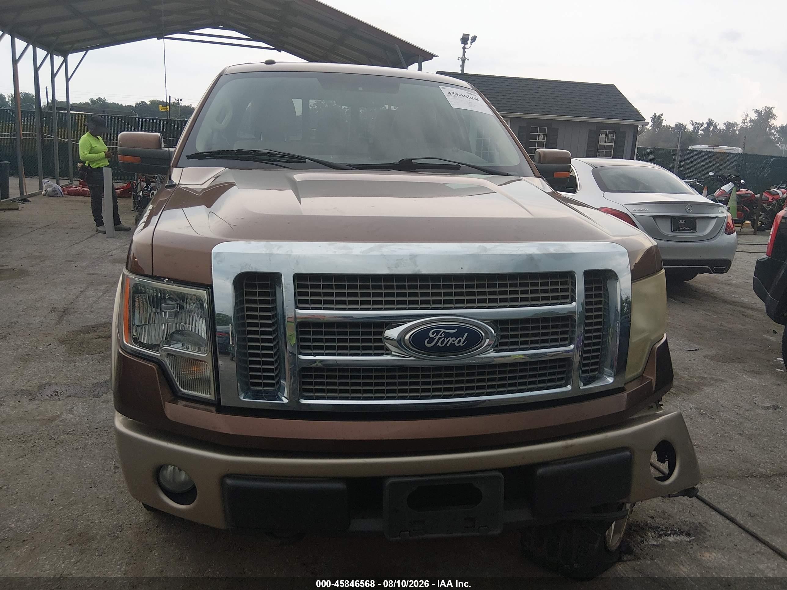 2011 Ford F-150 Lariat Brown vin: 1FTFX1EF7BFA47017