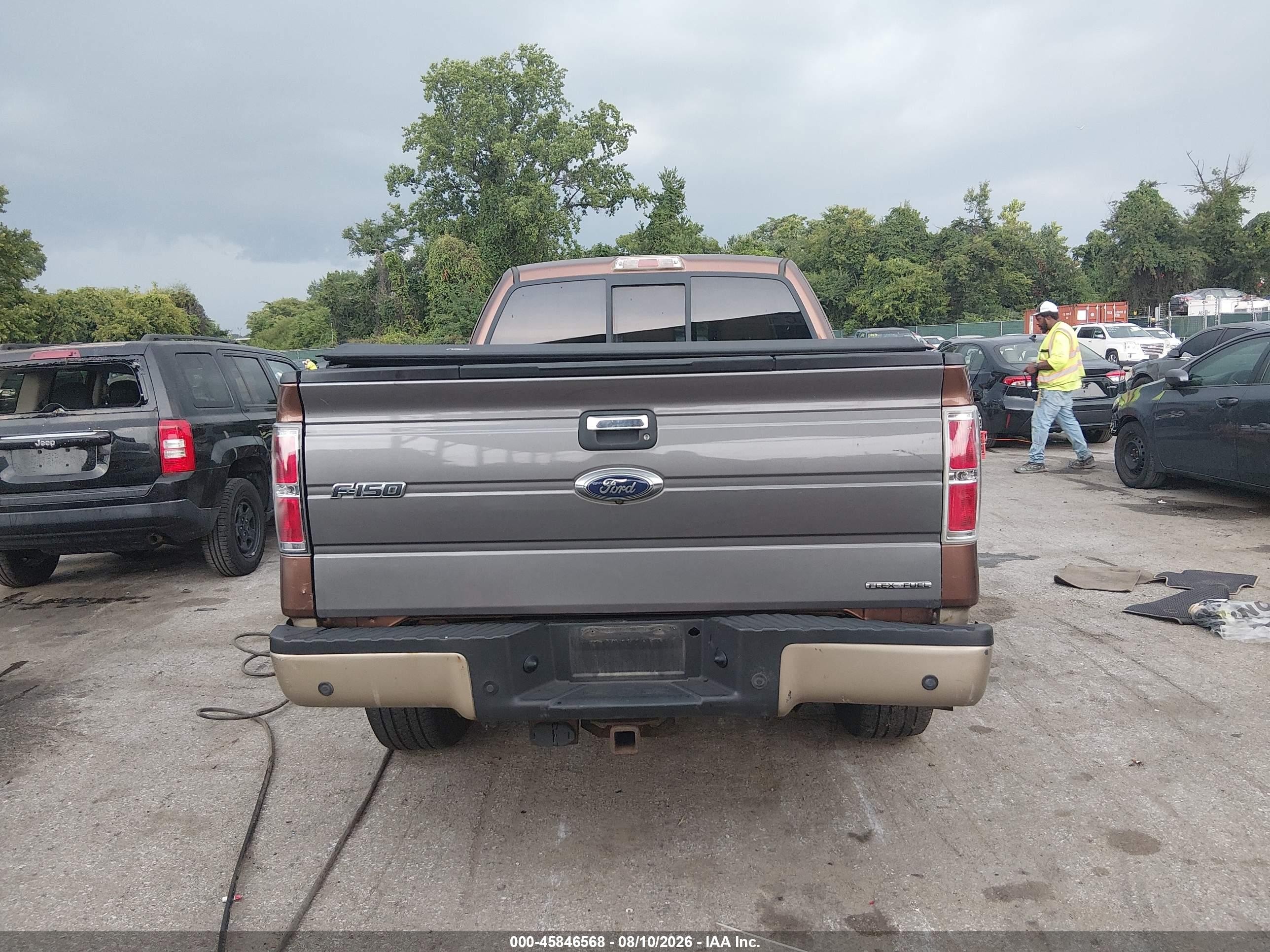2011 Ford F-150 Lariat Brown vin: 1FTFX1EF7BFA47017
