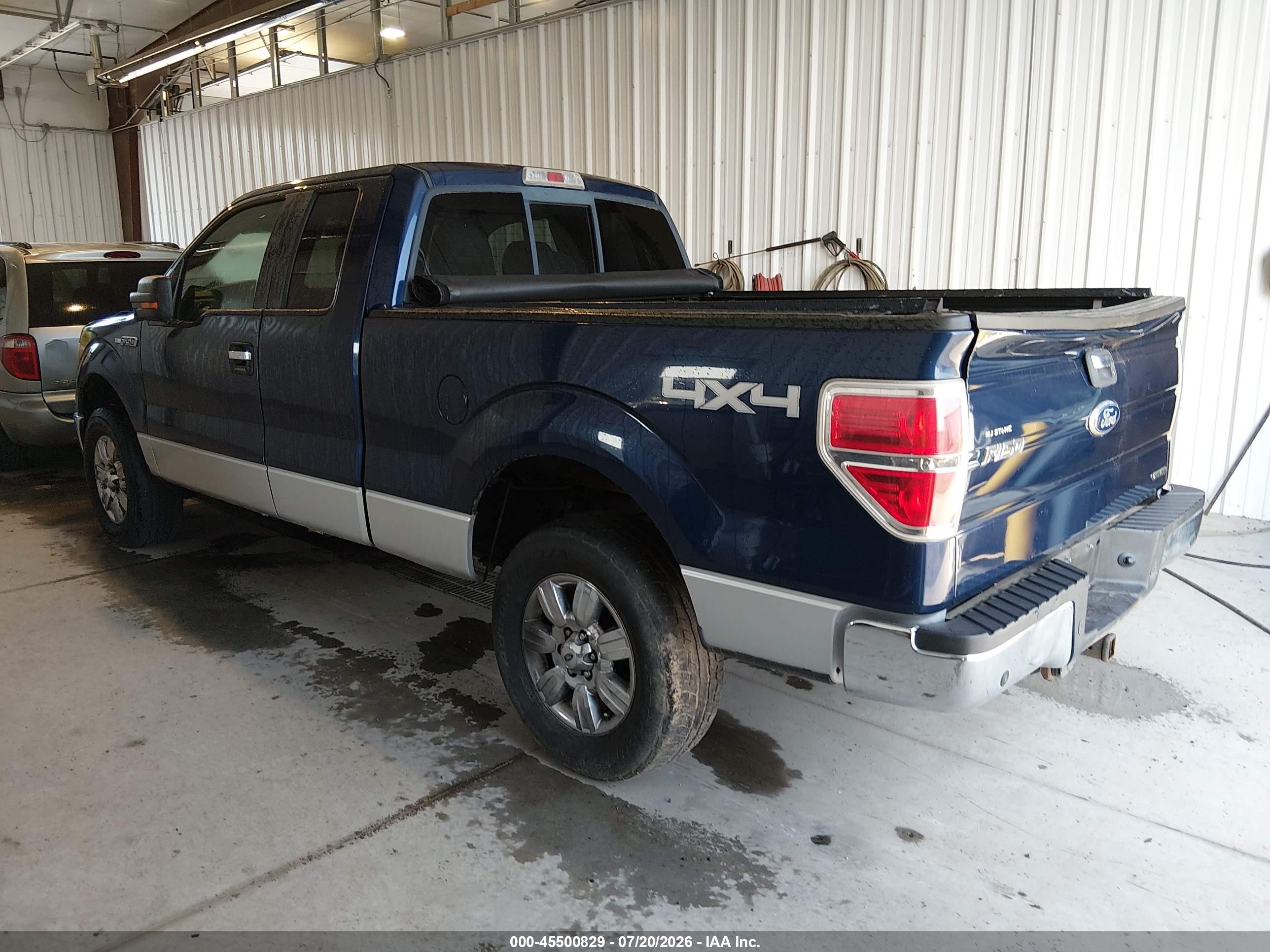 2011 Ford F-150 Xlt Blue vin: 1FTFX1EF7BFC48044