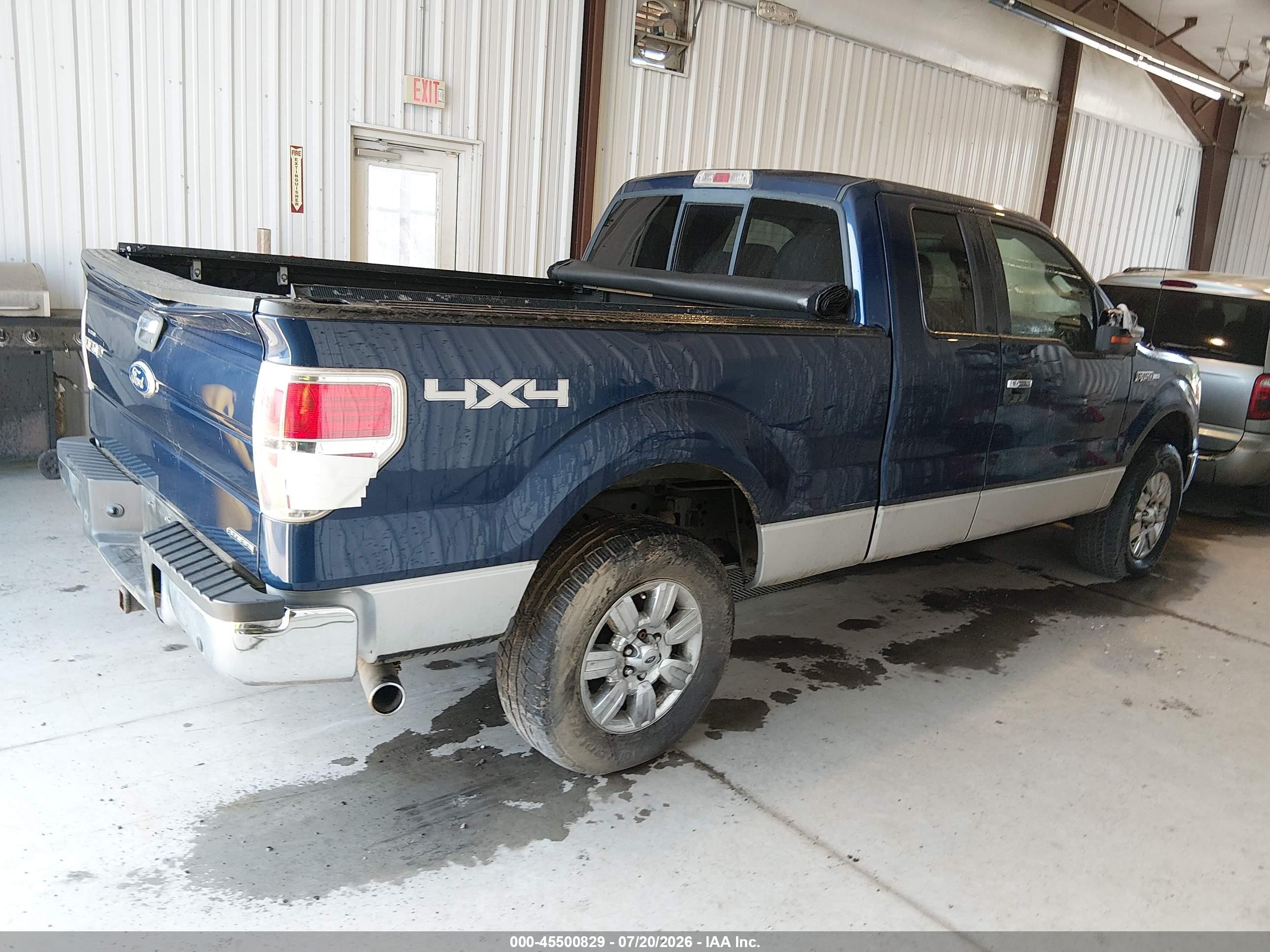 2011 Ford F-150 Xlt Blue vin: 1FTFX1EF7BFC48044