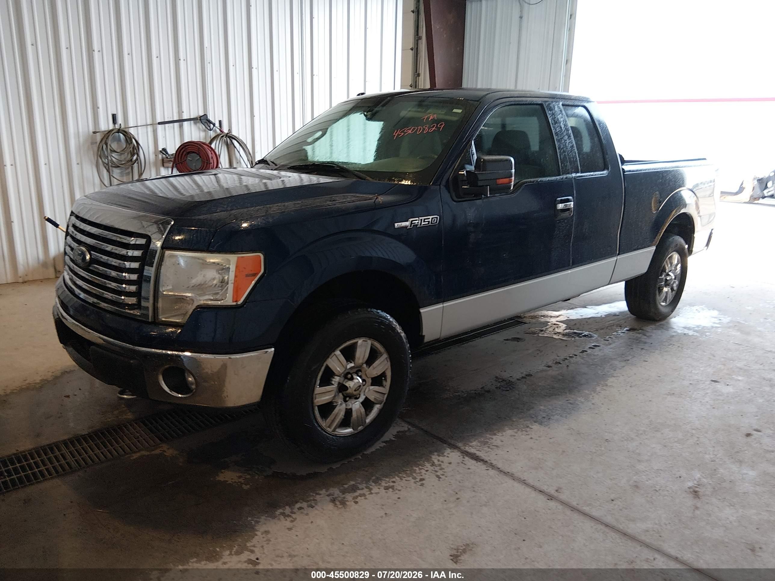 2011 Ford F-150 Xlt Blue vin: 1FTFX1EF7BFC48044