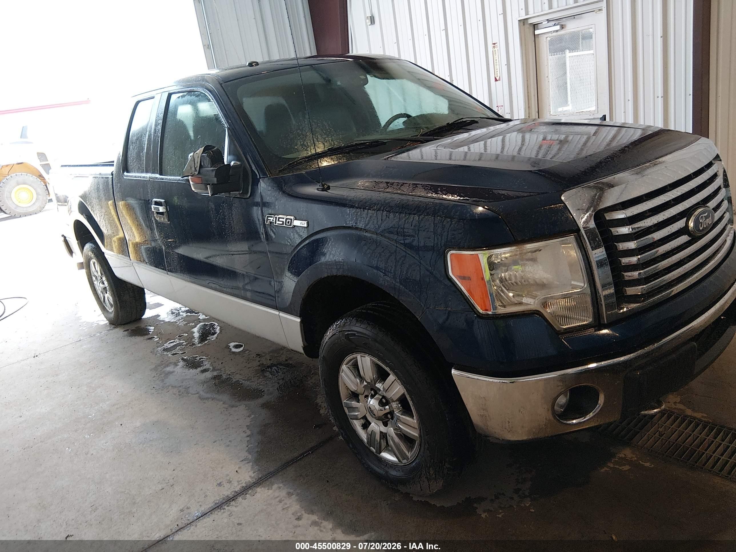 2011 Ford F-150 Xlt Blue vin: 1FTFX1EF7BFC48044