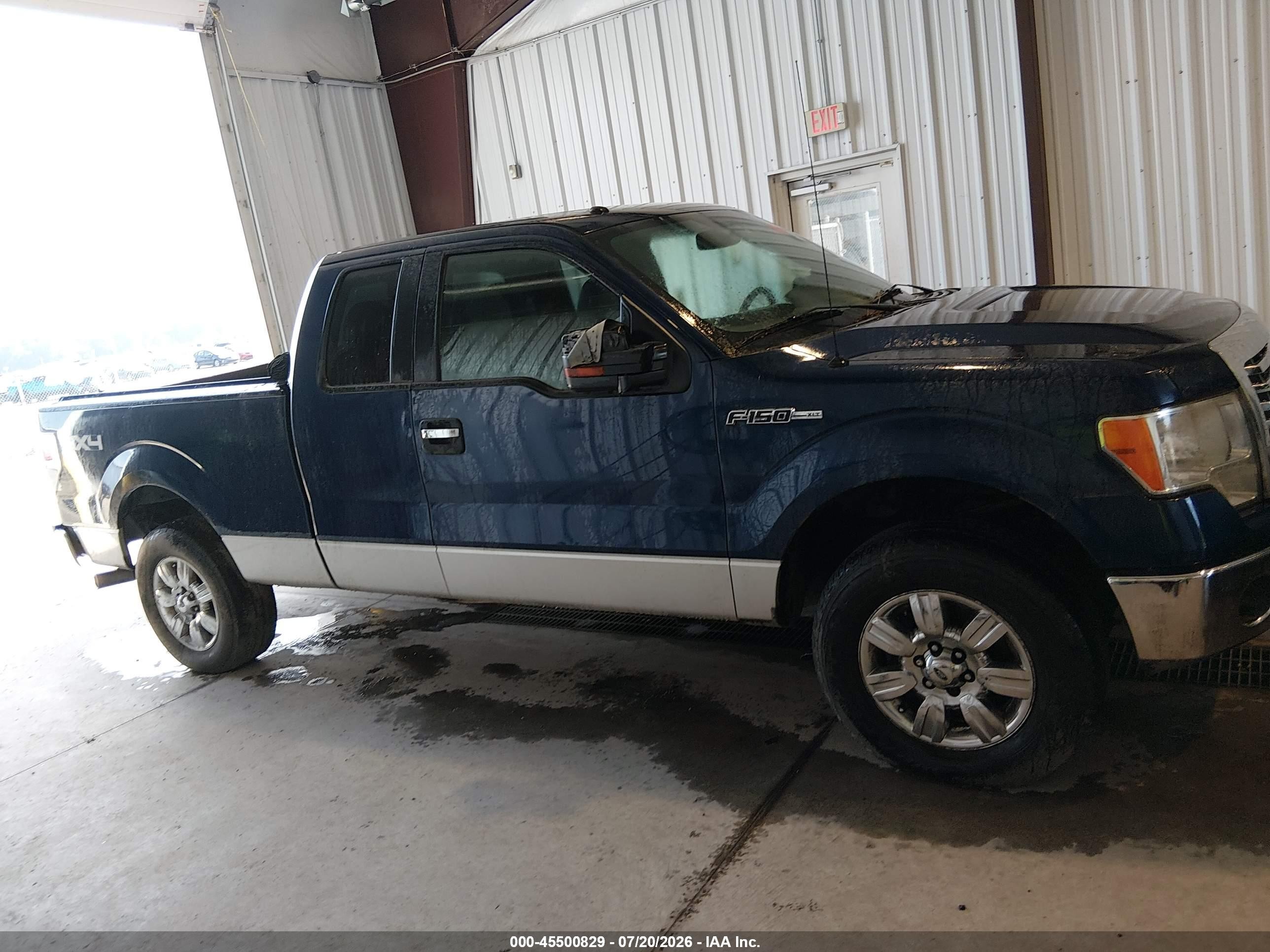 2011 Ford F-150 Xlt Blue vin: 1FTFX1EF7BFC48044