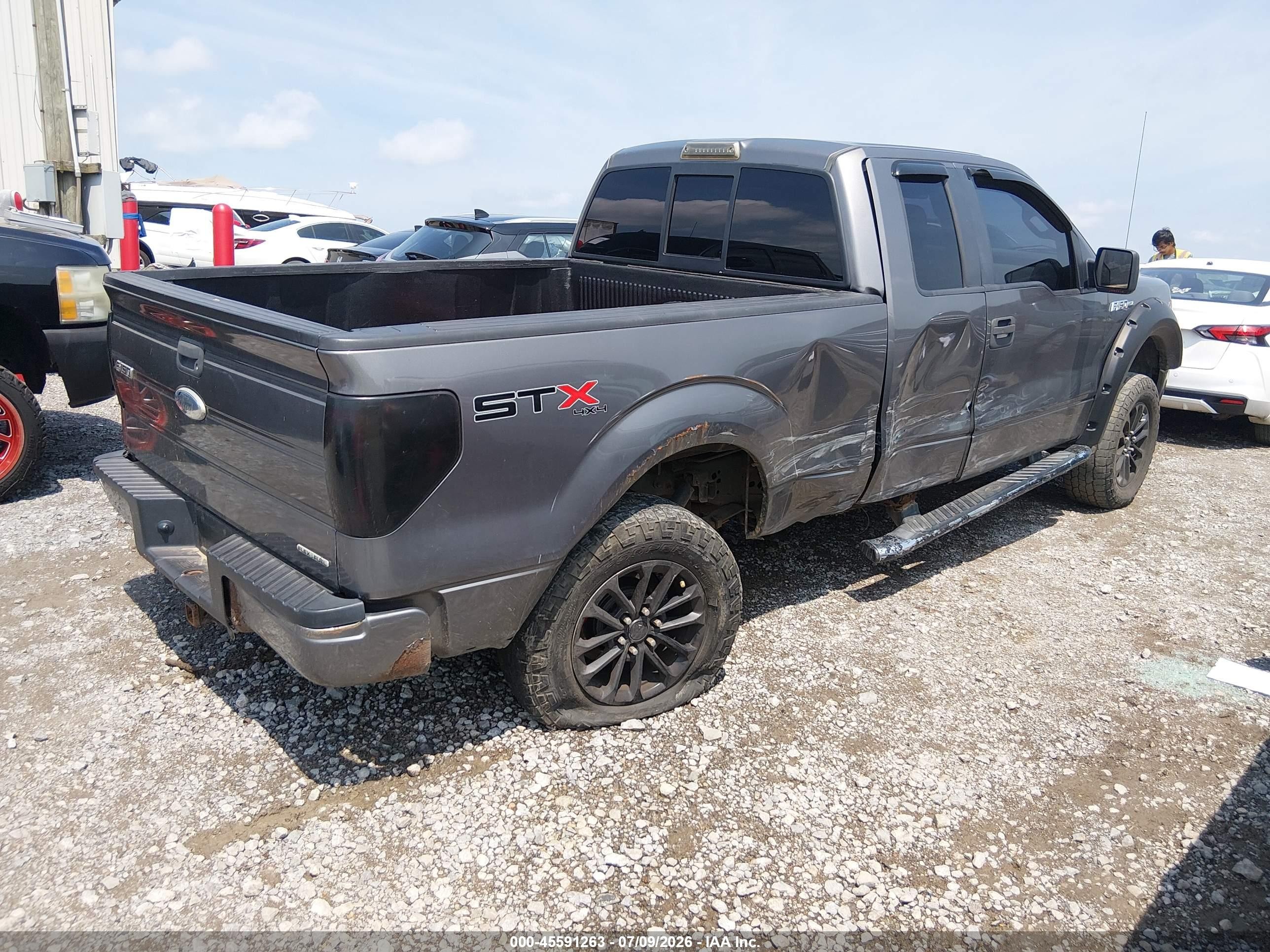 2012 Ford F-150 Stx Gray vin: 1FTFX1EF7CFA93772