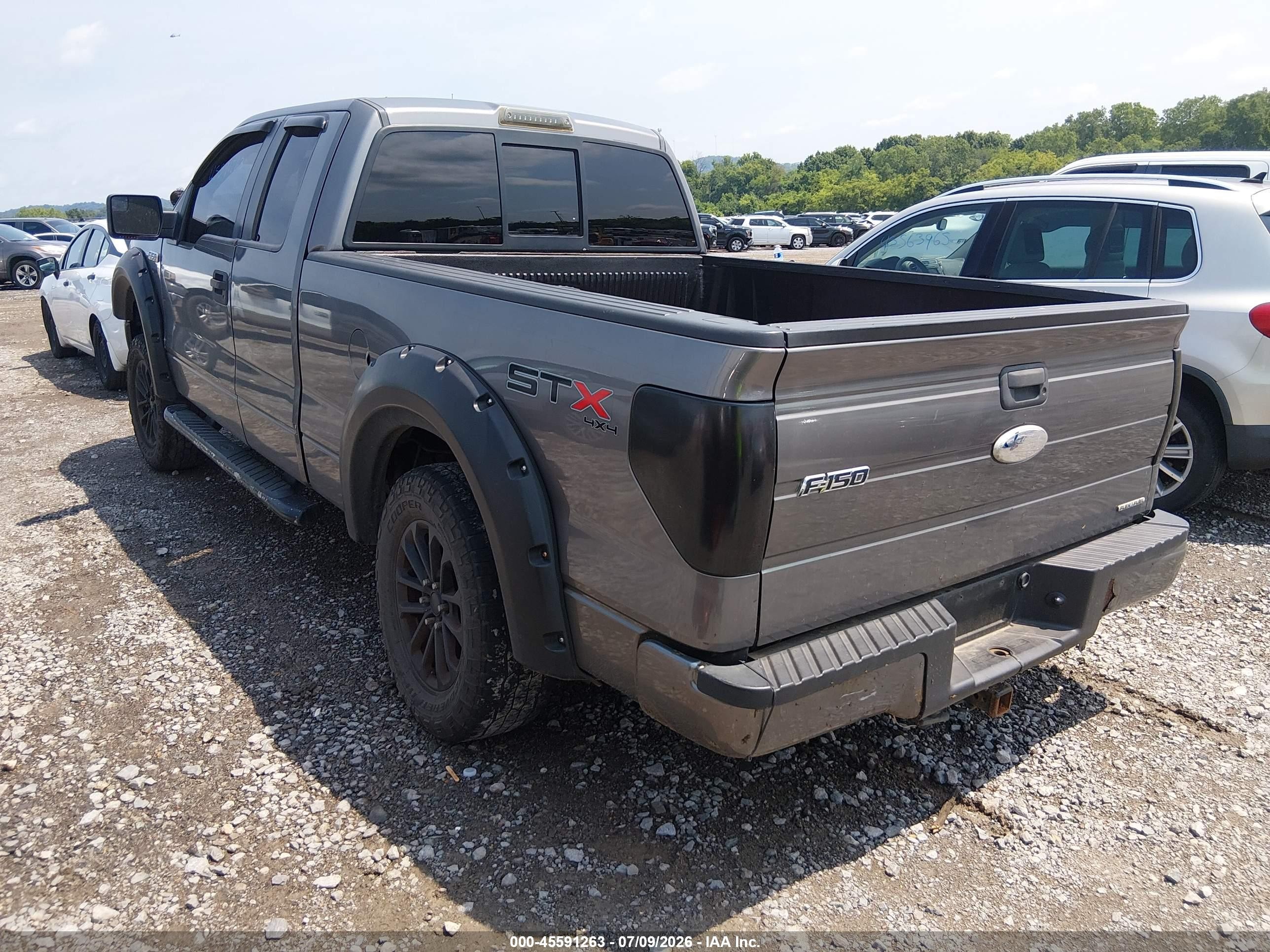 2012 Ford F-150 Stx Gray vin: 1FTFX1EF7CFA93772