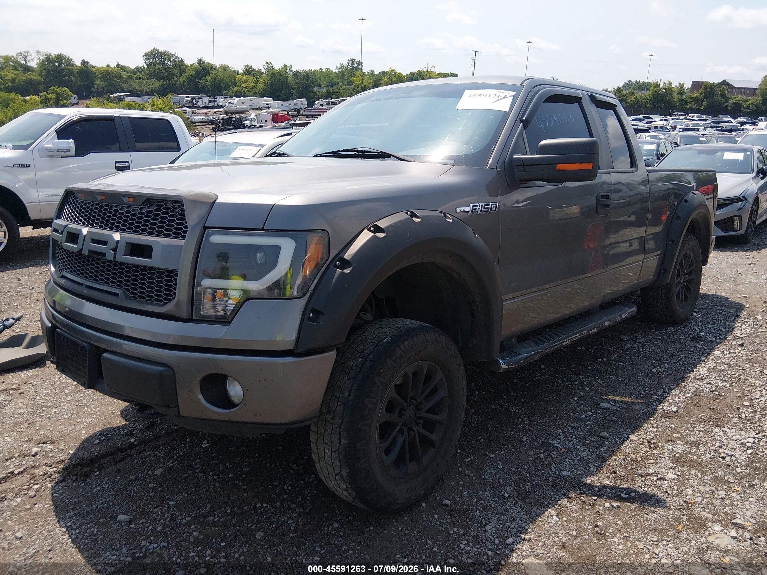 2012 Ford F-150 Stx Gray vin: 1FTFX1EF7CFA93772