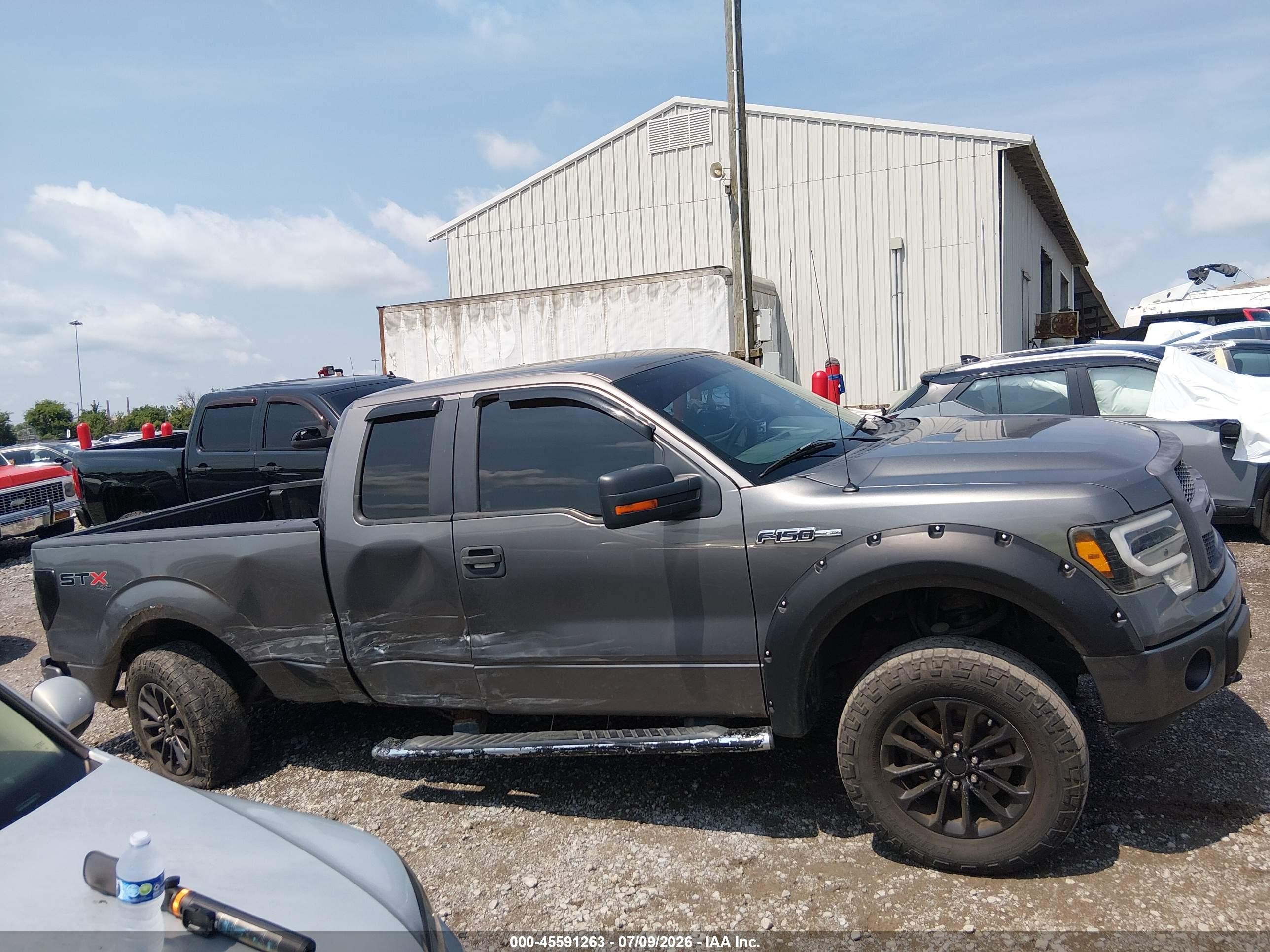 2012 Ford F-150 Stx Gray vin: 1FTFX1EF7CFA93772